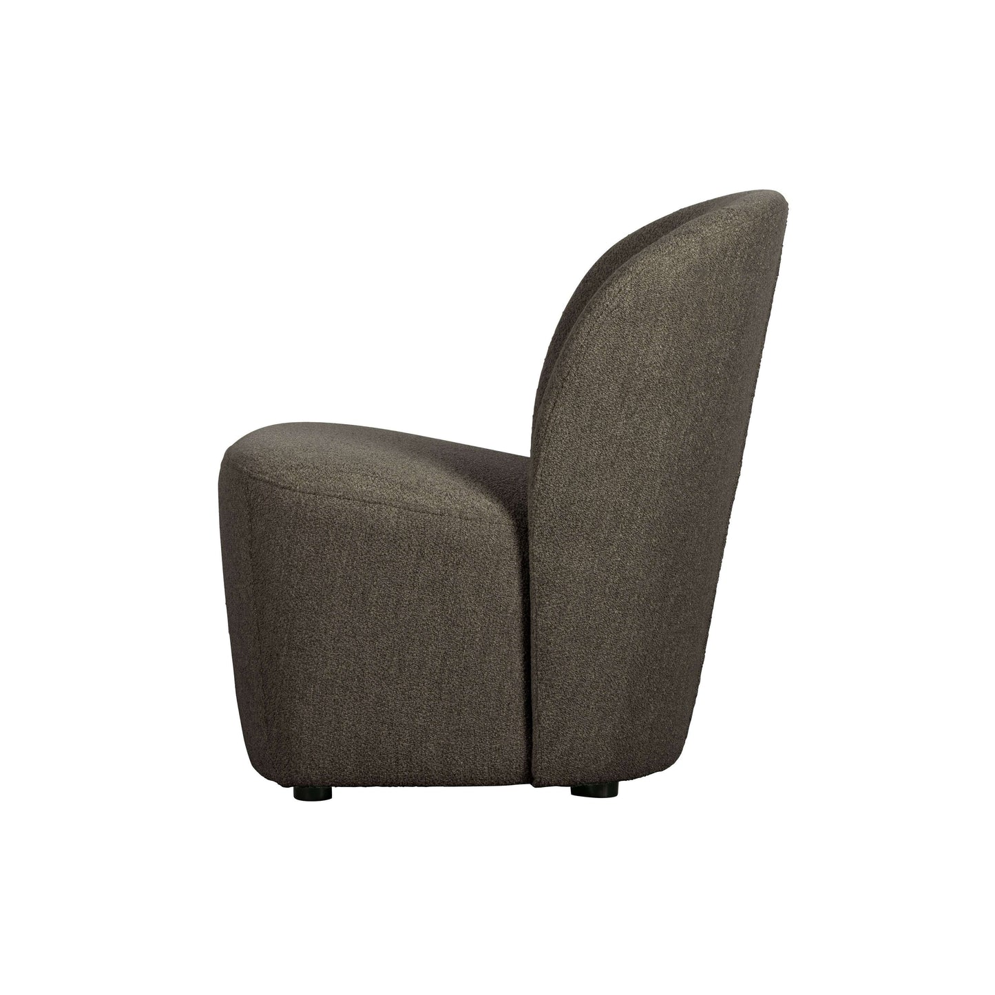 vtwonen Lofty fauteuil boucle bruin