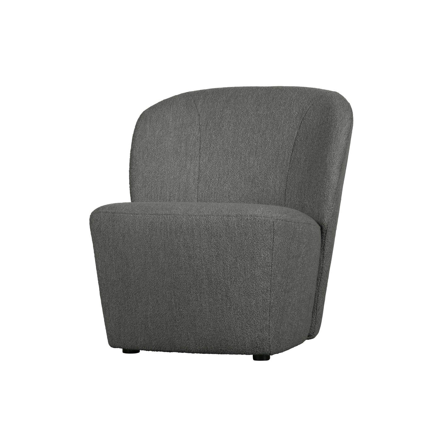vtwonen Lofty fauteuil boucle grijs