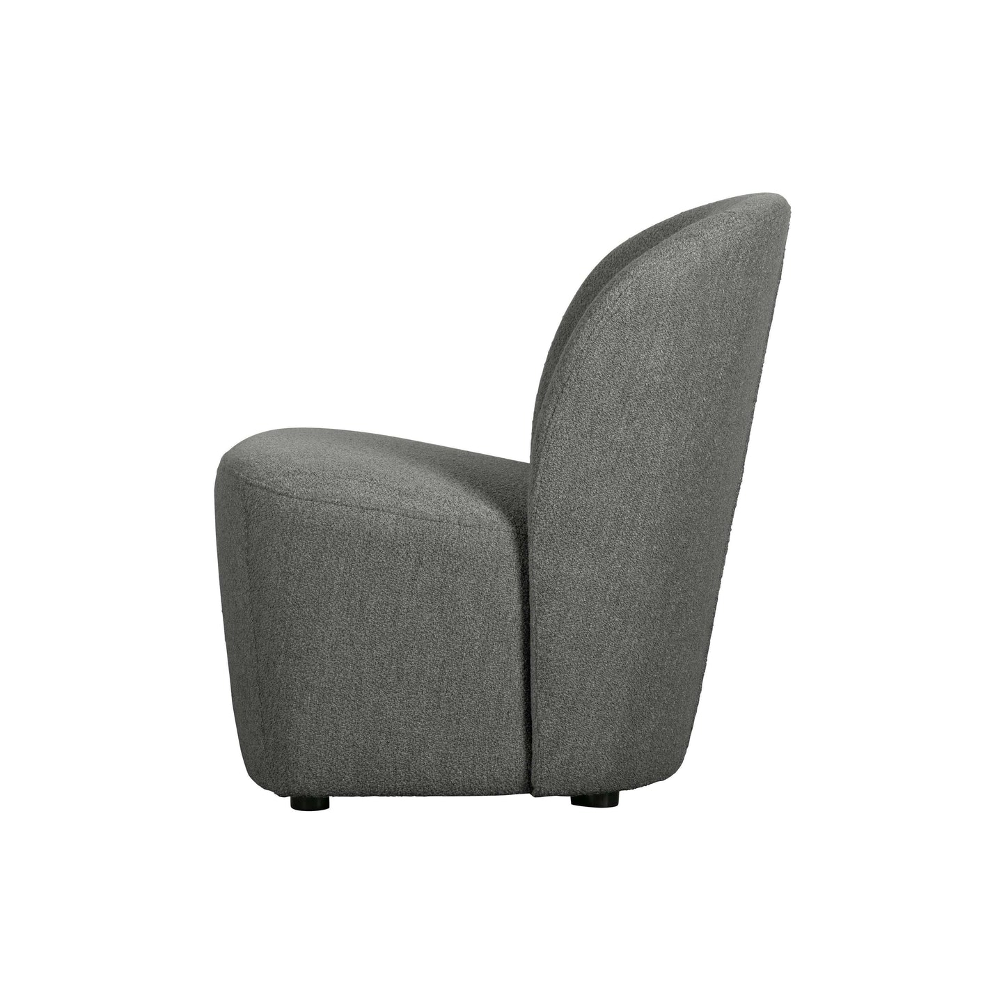 vtwonen Lofty fauteuil boucle grijs