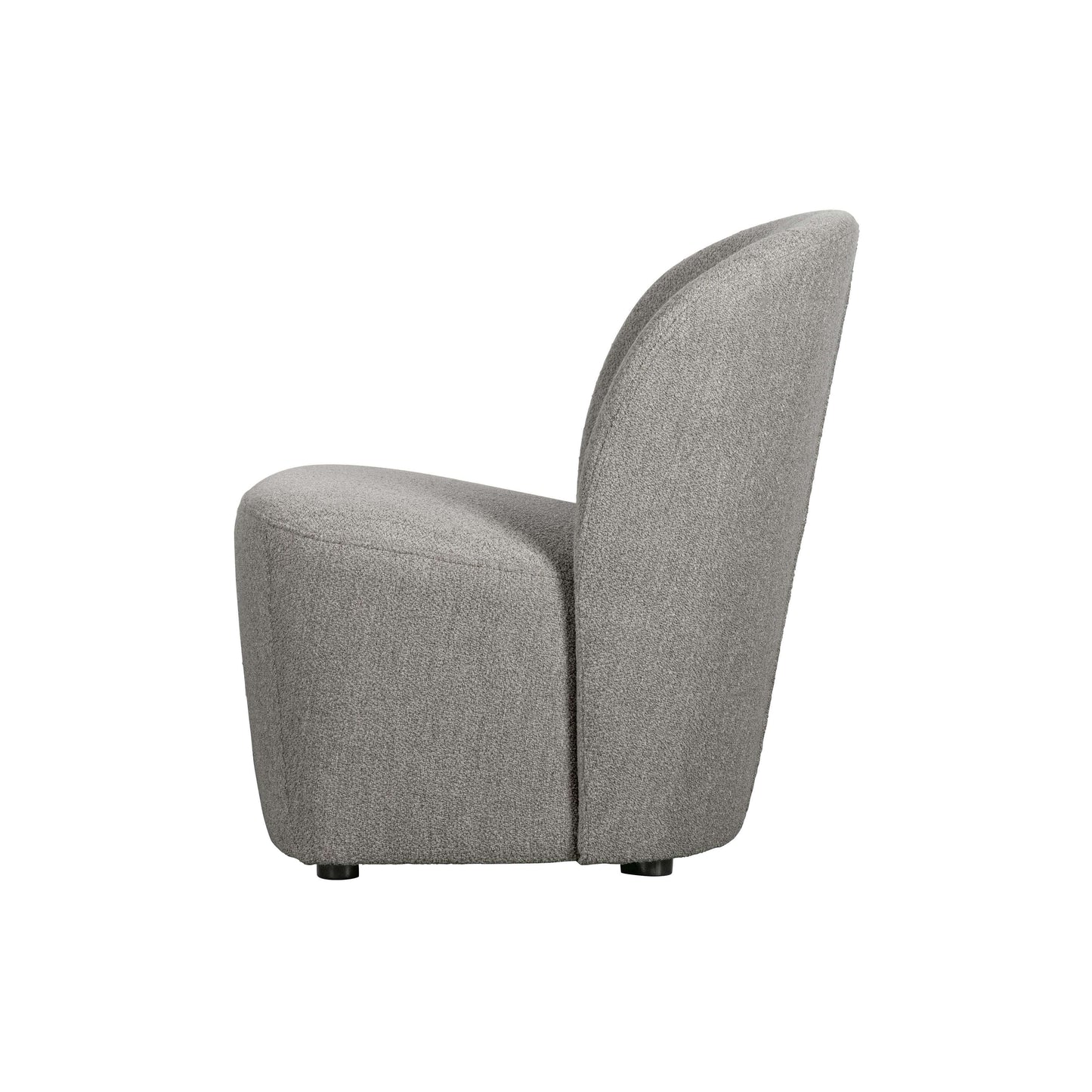 vtwonen Lofty fauteuil boucle grijs