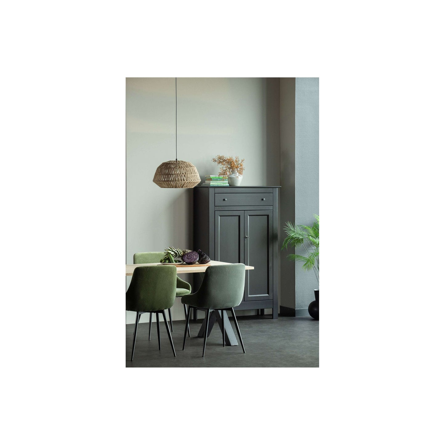 WOOOD Combi-tablo: eiken 160x90 met Alkmaar poot onbehandeld
