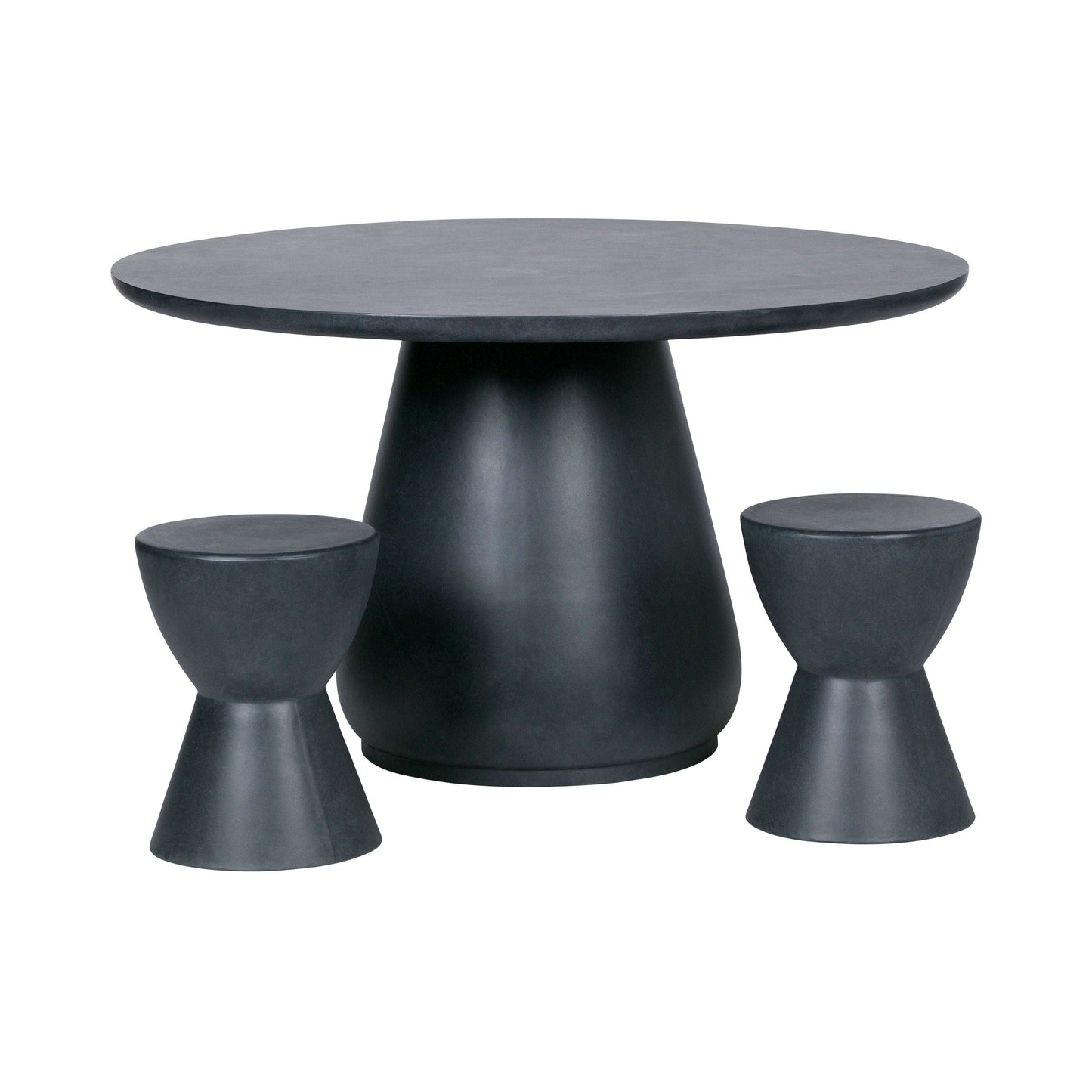 WOOOD Dover kruk betonlook antraciet