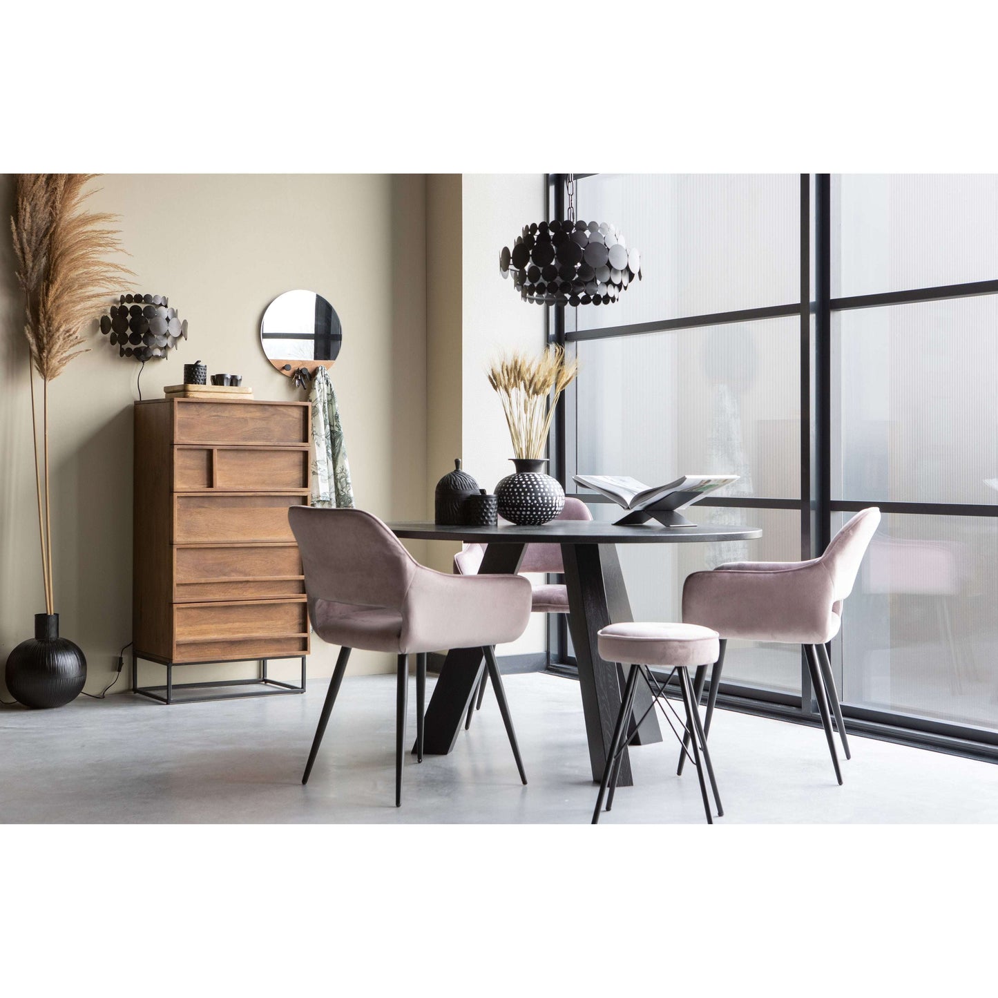 WOOOD Exclusive Brook boekenstandaard liggend zwart