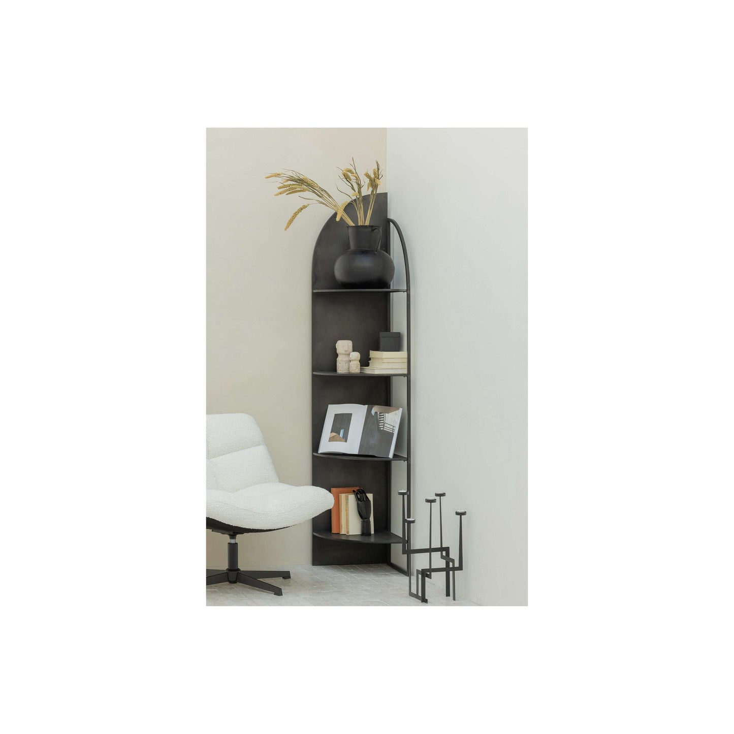WOOOD Exclusive Dash kandelaar zwart