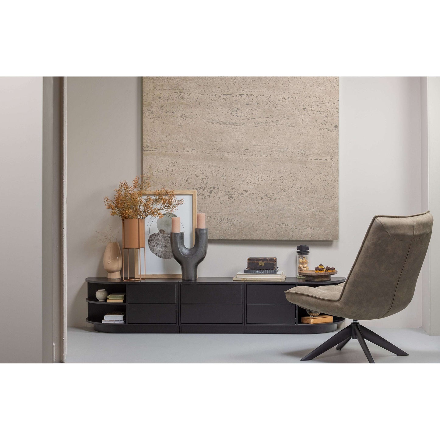 WOOOD Exclusive Finca tv meubel zwart