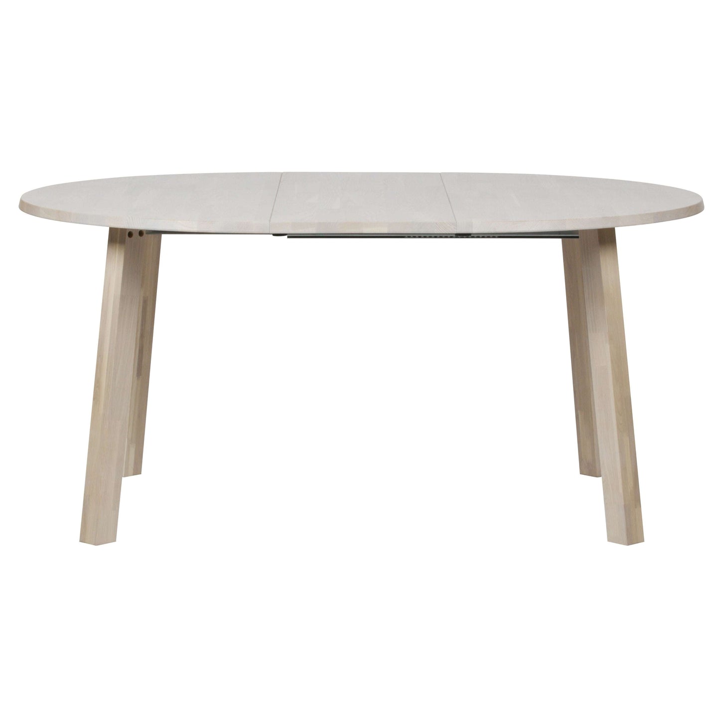 WOOOD Exclusive Lange jan uitschuifbare eettafel rond naturel