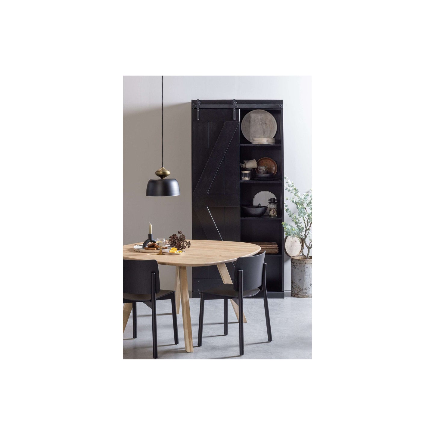 WOOOD Exclusive Linne hanglamp zwart