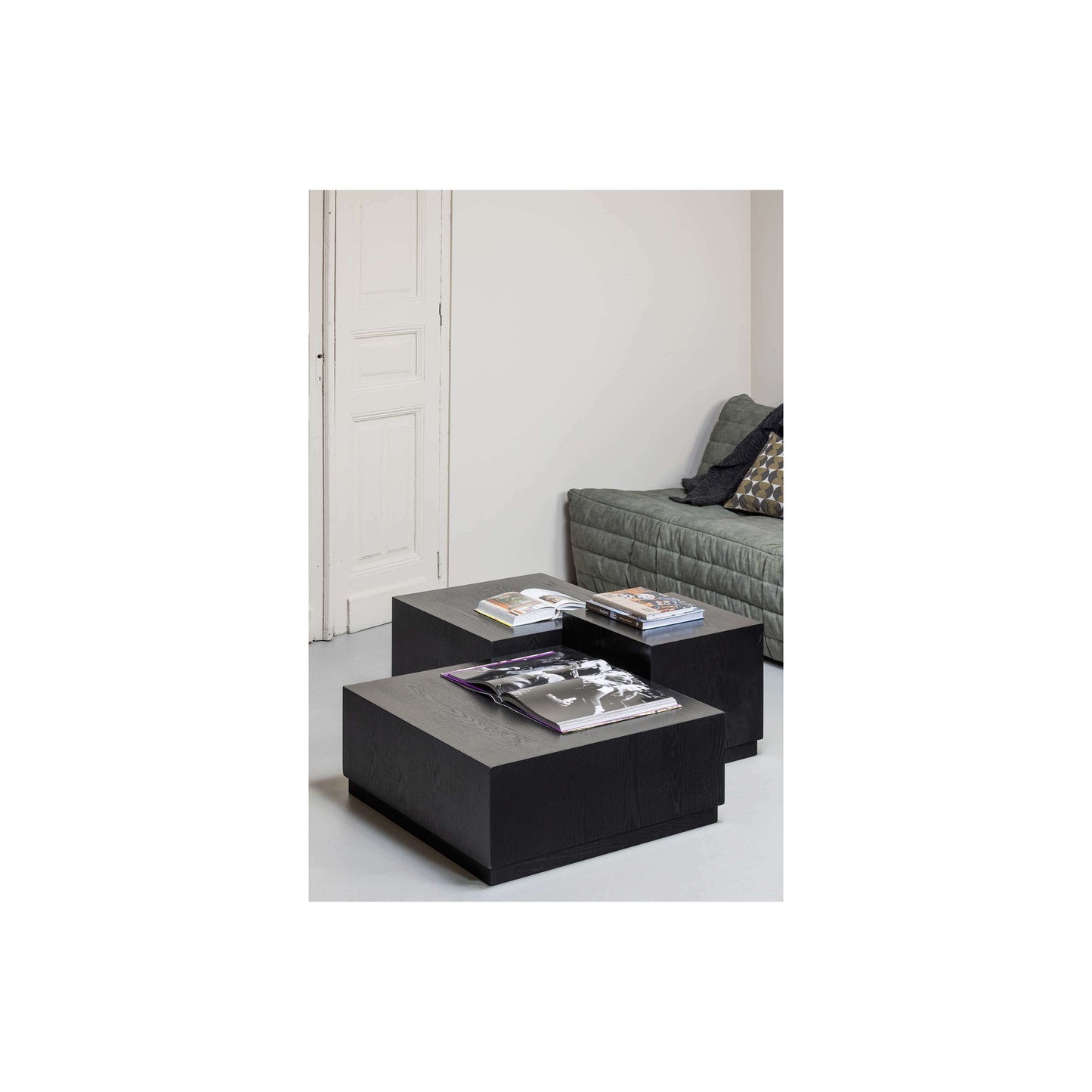 WOOOD Exclusive Set van 3 - pim bijzettafels zwart