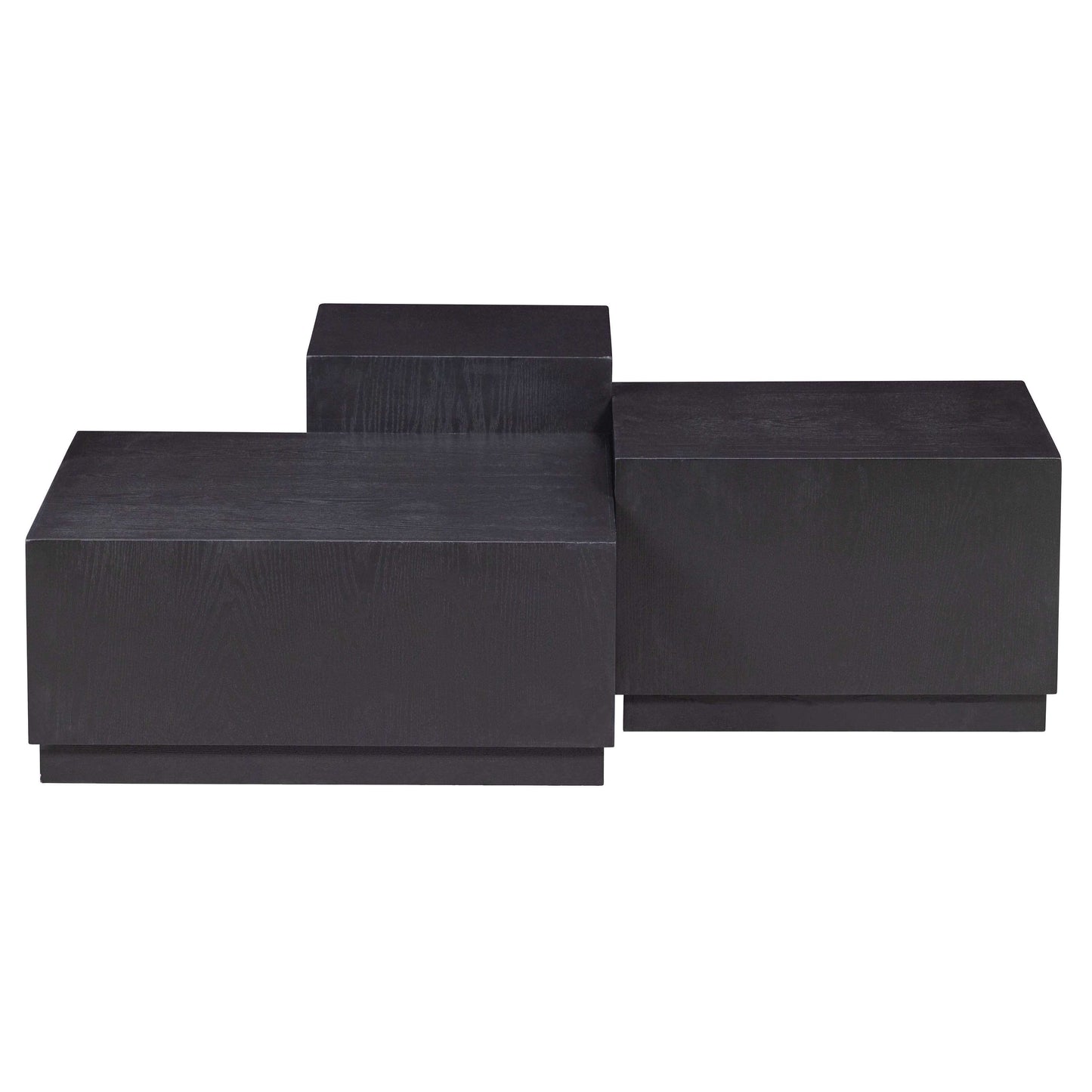 WOOOD Exclusive Set van 3 - pim bijzettafels zwart