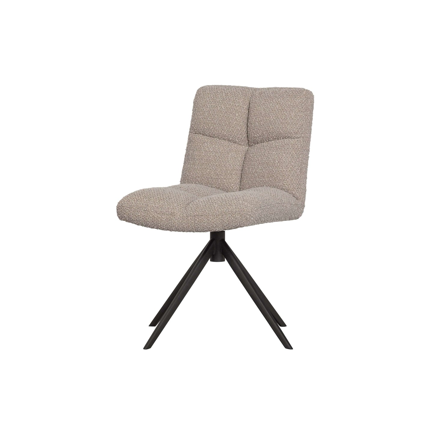WOOOD Exclusive Vinny eetkamerstoel boucle zand