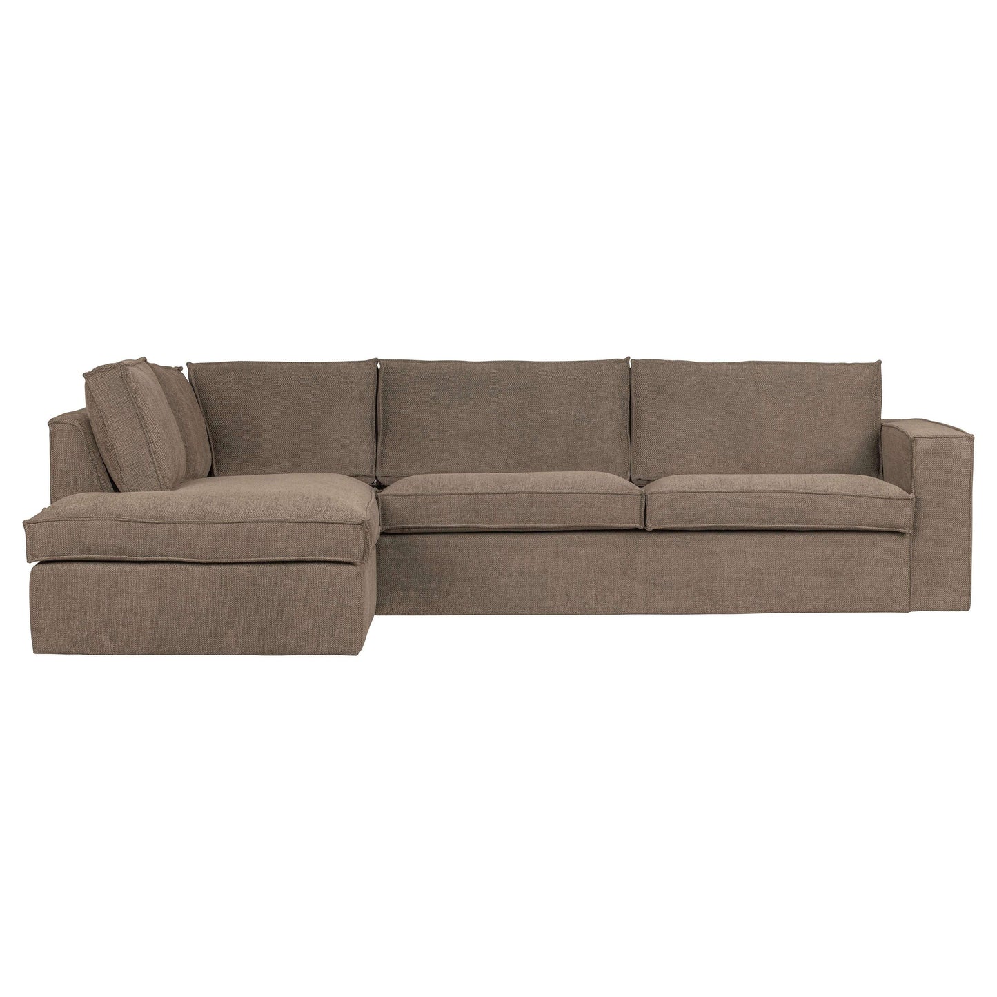 WOOOD Freddie hoekbank links taupe