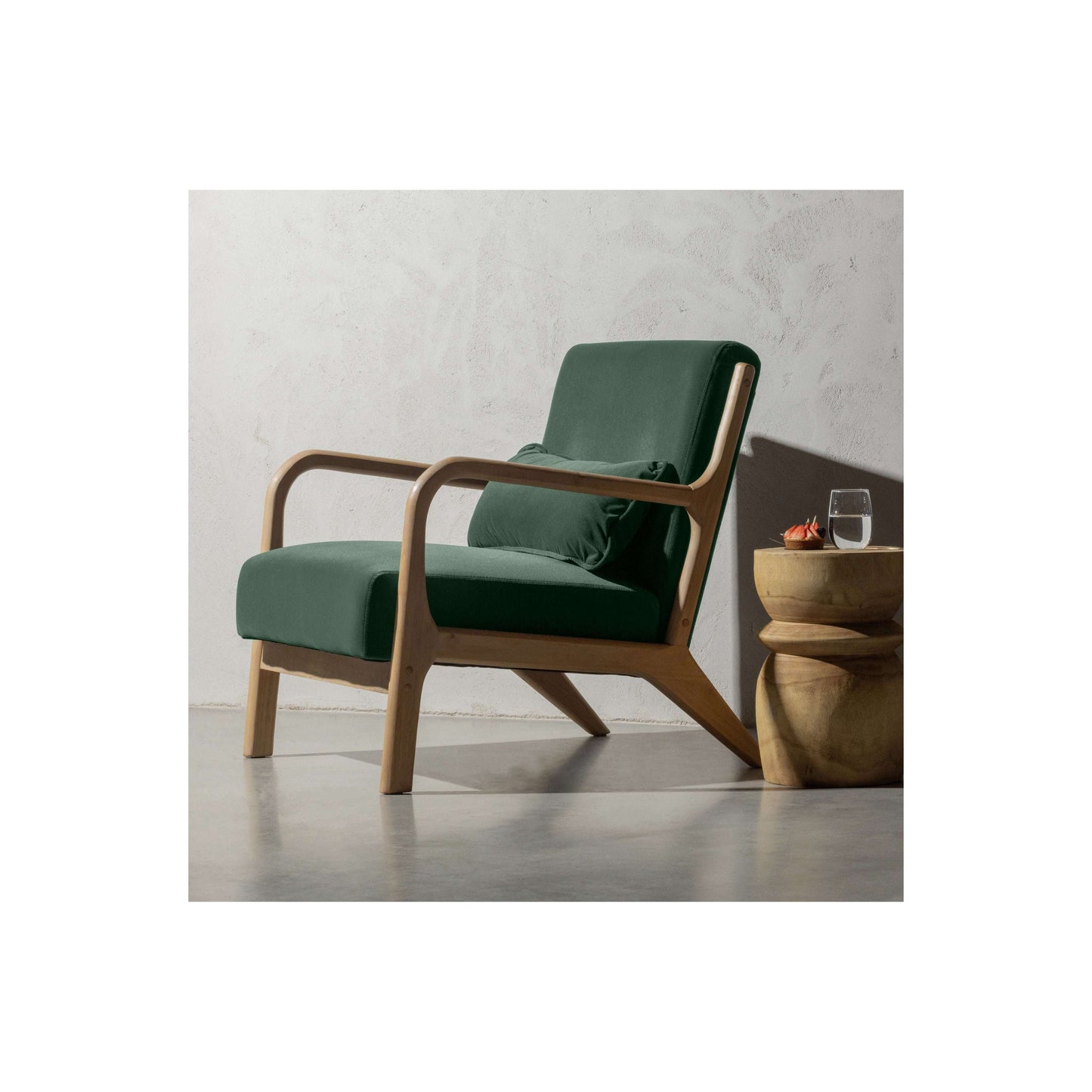 WOOOD Mark fauteuil groen