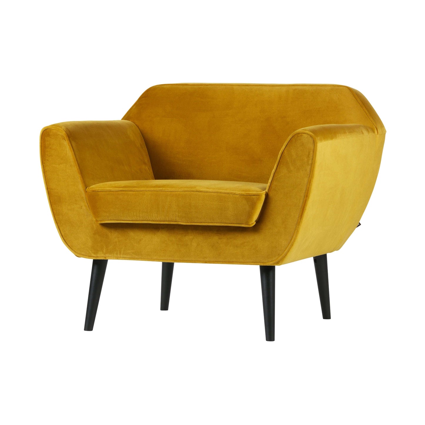 WOOOD Rocco fauteuil geel