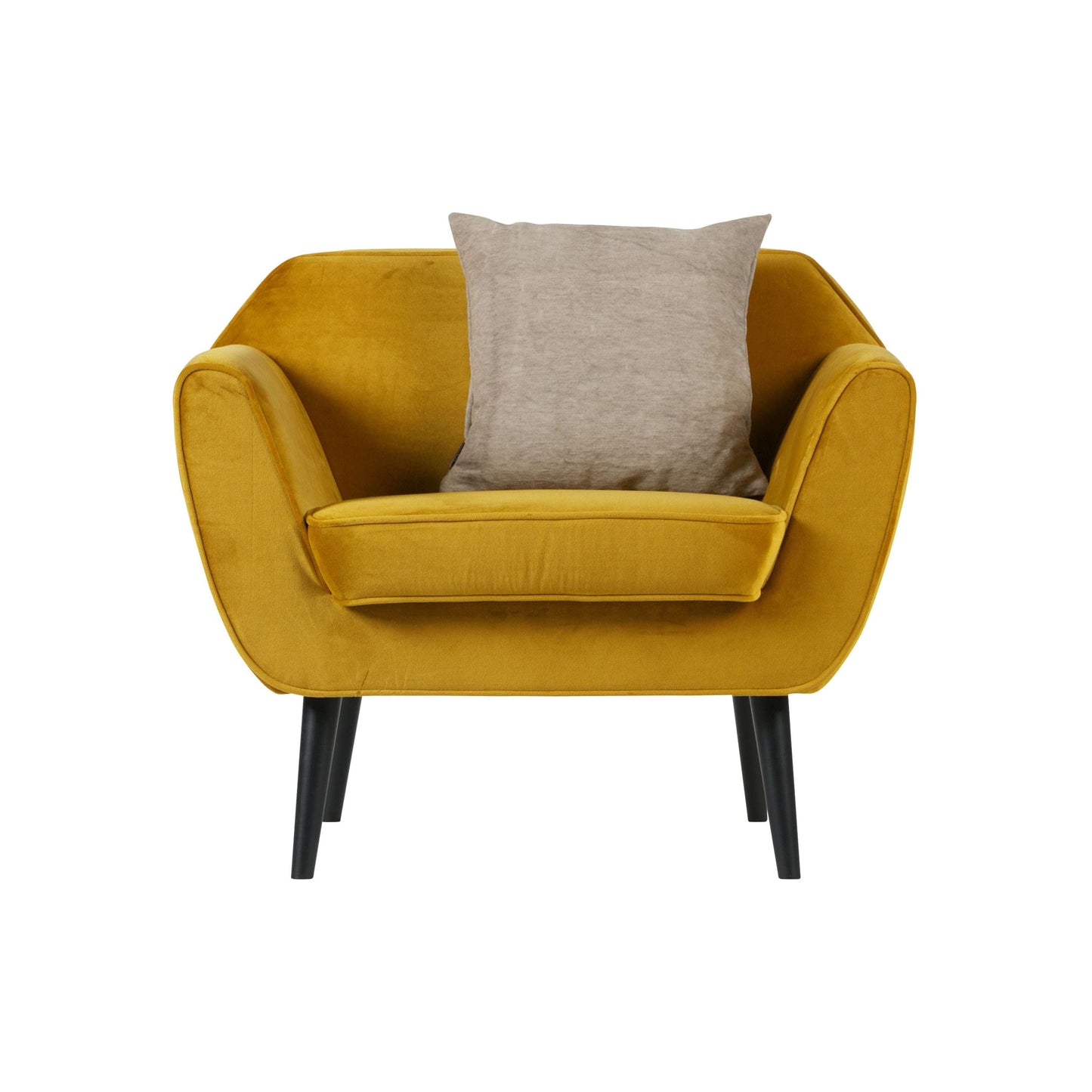 WOOOD Rocco fauteuil geel