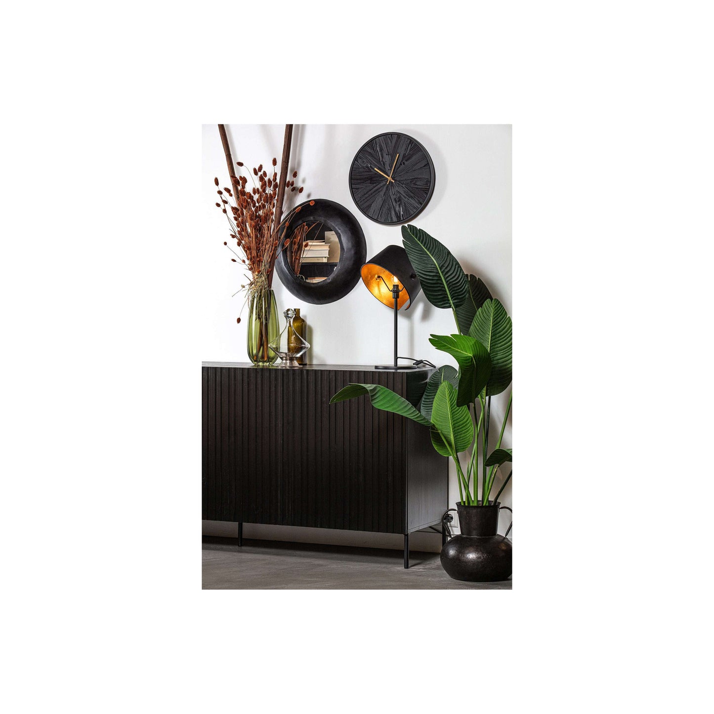 WOOOD Strelitzia kunstplant groen