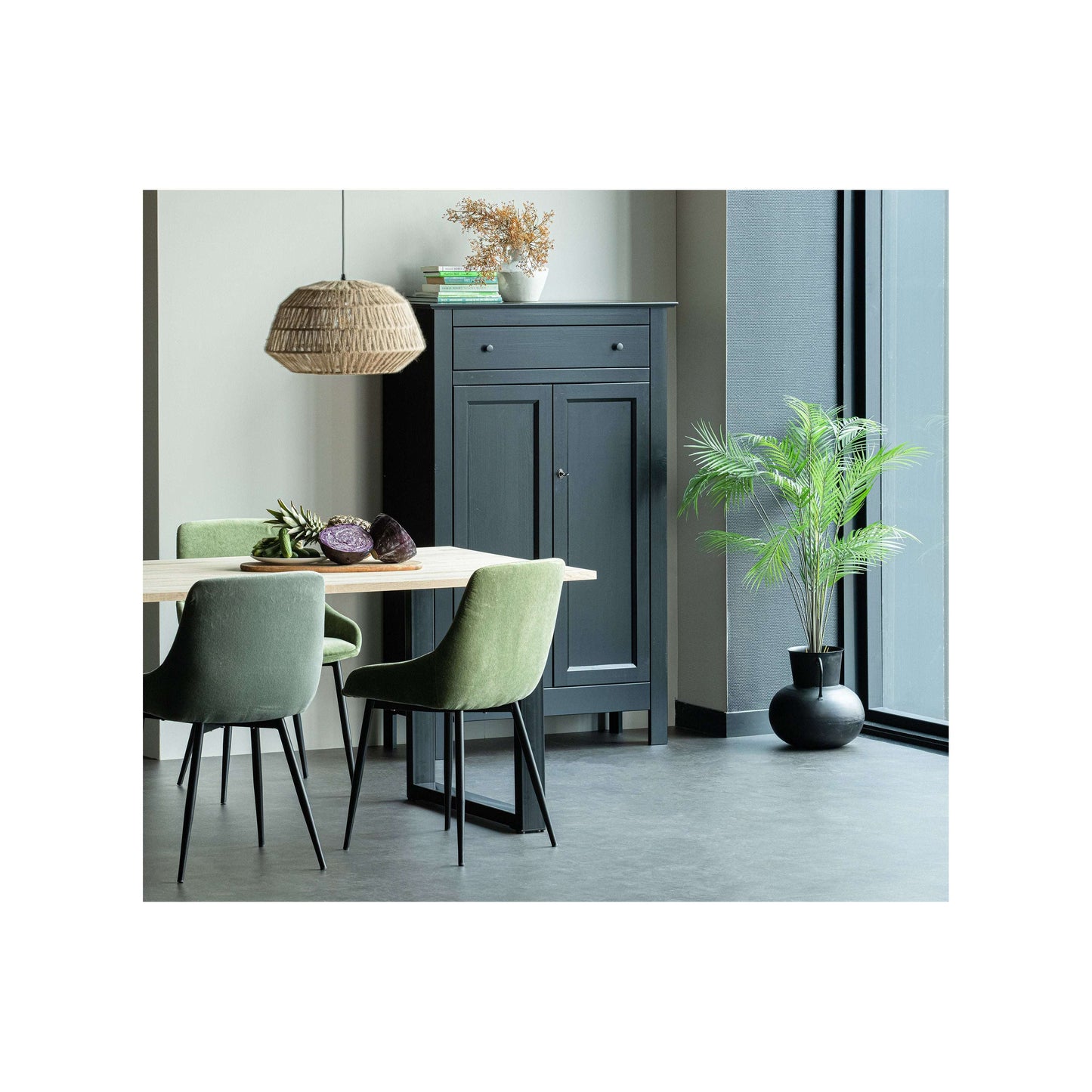 WOOOD Tablo - combi: eikenblad & u-poot naturel