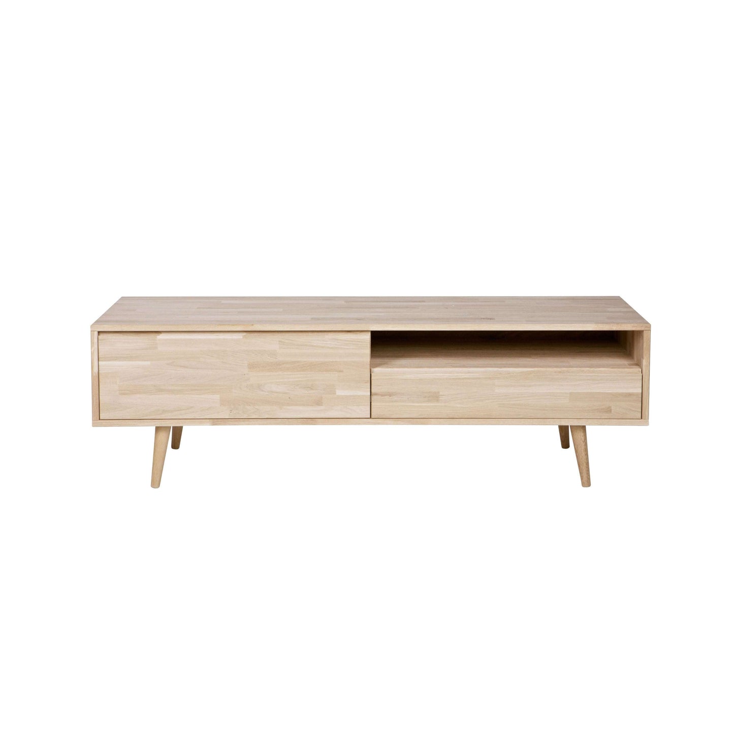 WOOOD Tygo tv meubel met retro poten naturel