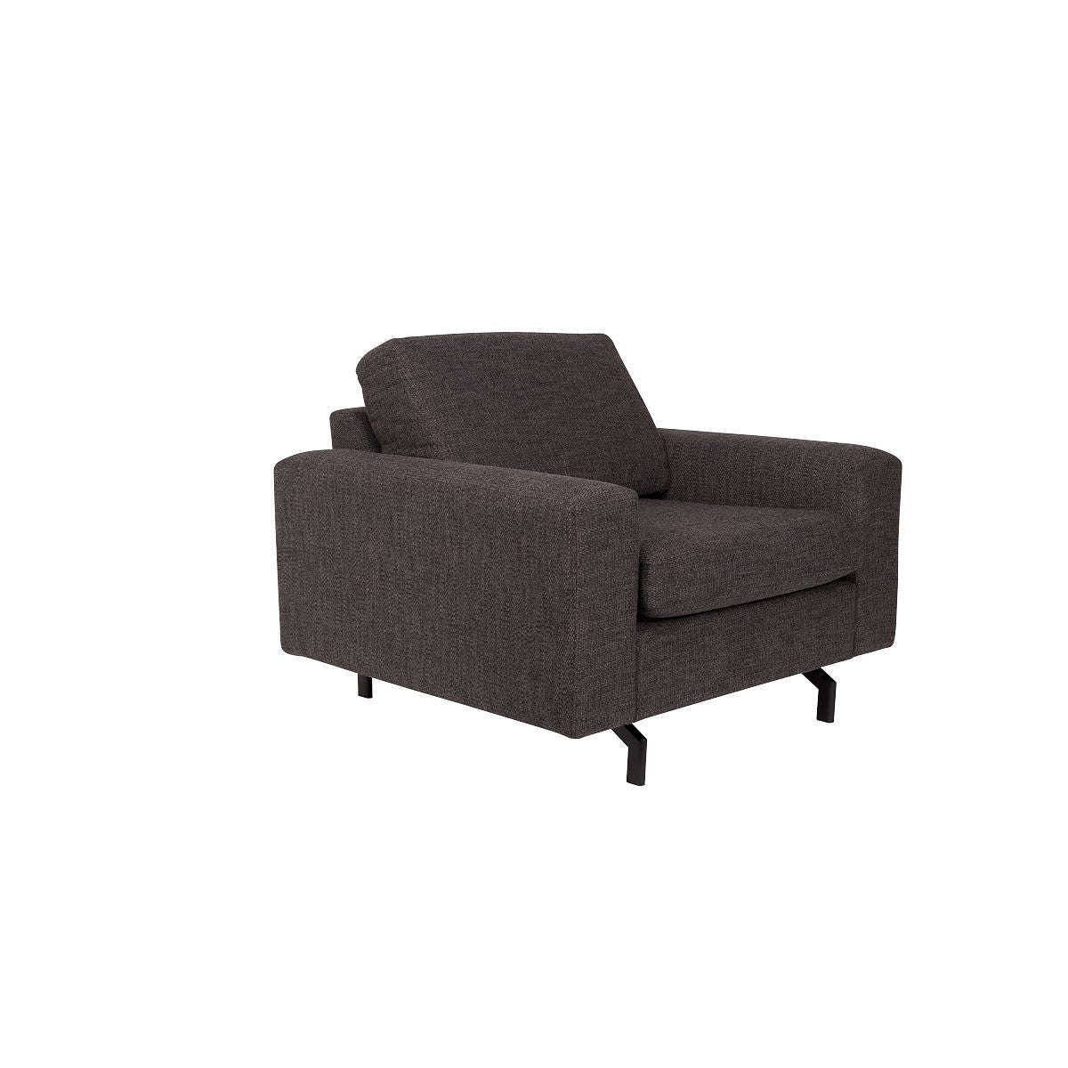 Zuiver bank jean 1-zits antraciet 90 x 97 x 80 cm