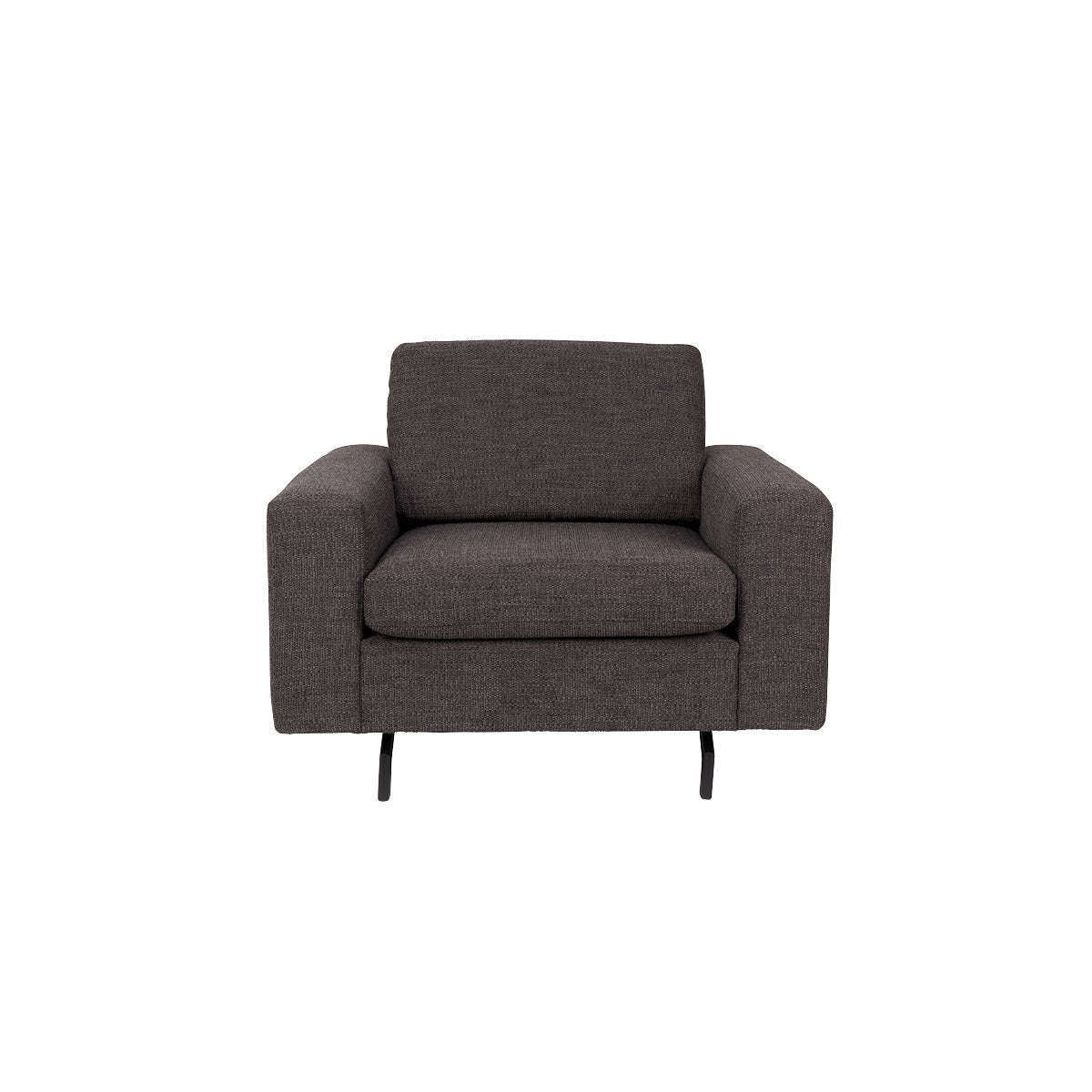 Zuiver bank jean 1-zits antraciet 90 x 97 x 80 cm
