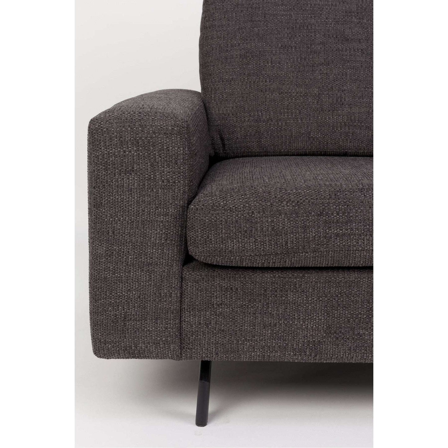Zuiver bank jean 1-zits antraciet 90 x 97 x 80 cm