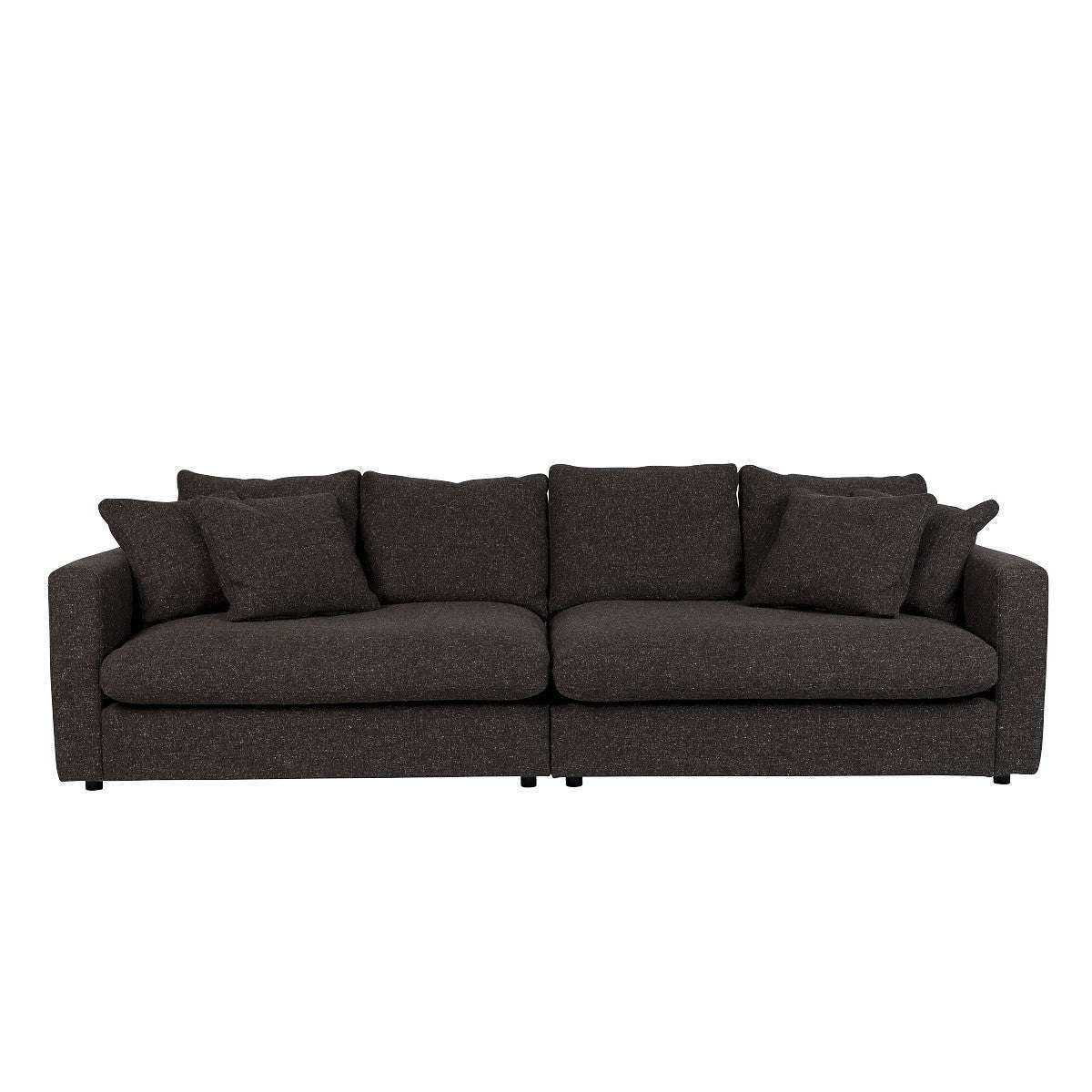 Zuiver bank sense 3-zits espresso 113 x 266 x 85 cm