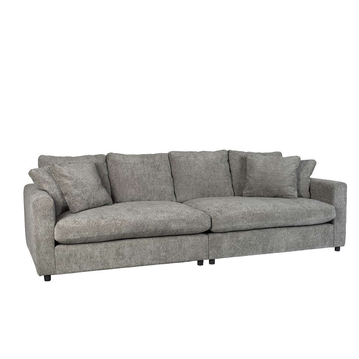Zuiver bank sense 3-zits grijs soft 113 x 266 x 85 cm