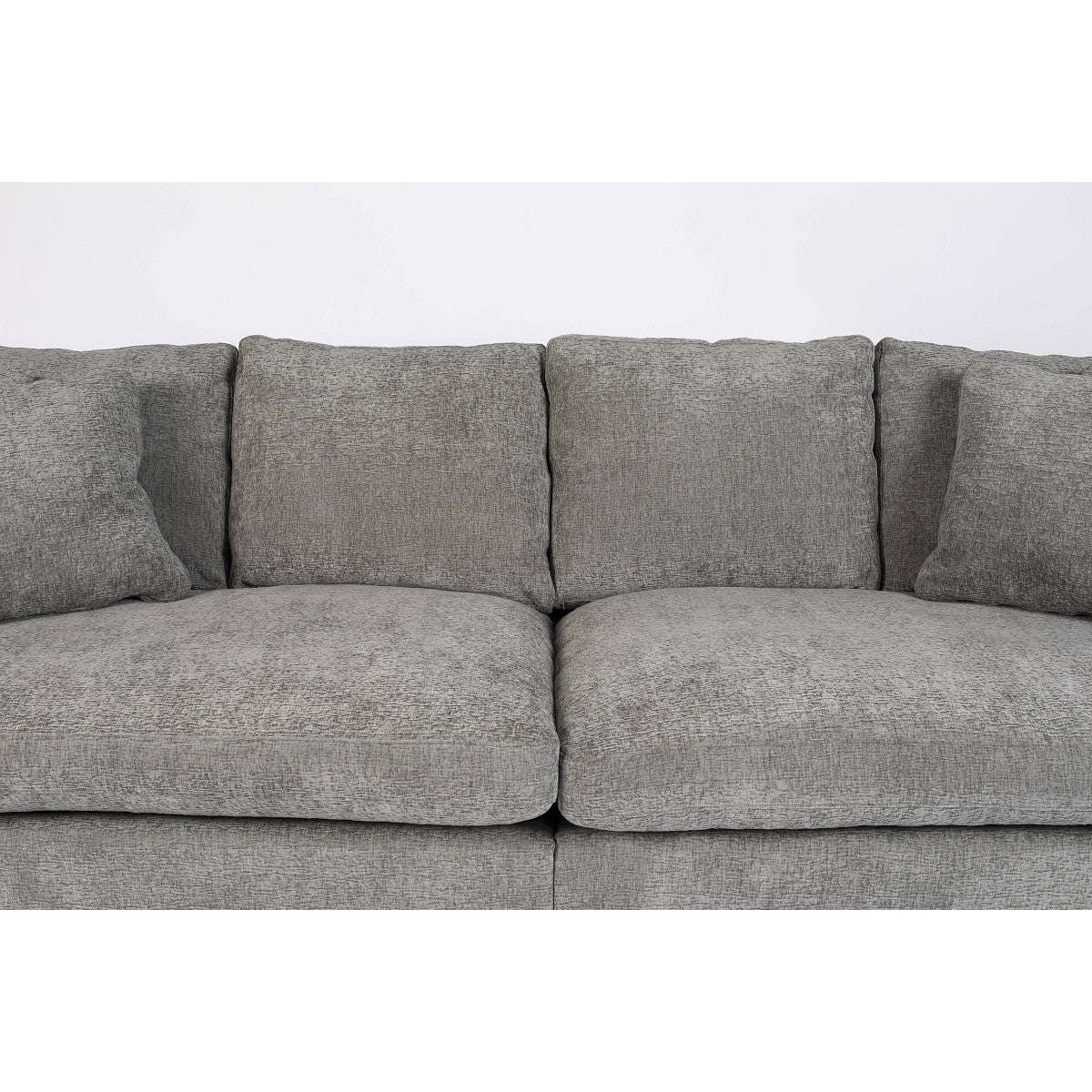 Zuiver bank sense 3-zits grijs soft 113 x 266 x 85 cm
