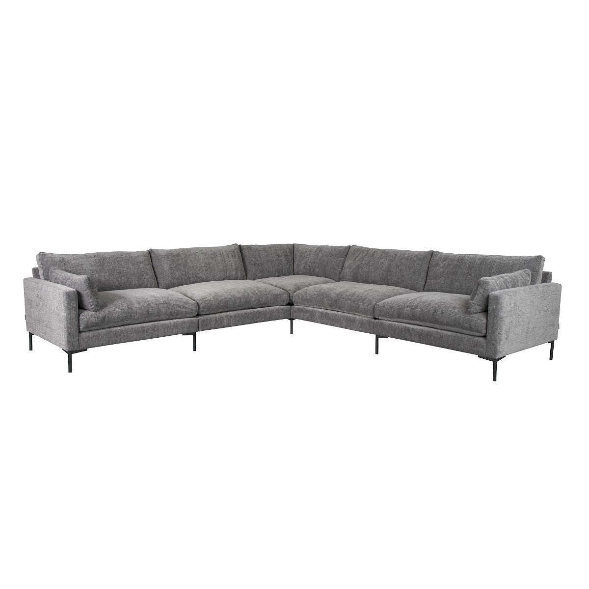 Zuiver bank summer 7-zits antraciet 318 x 318 x 82 cm