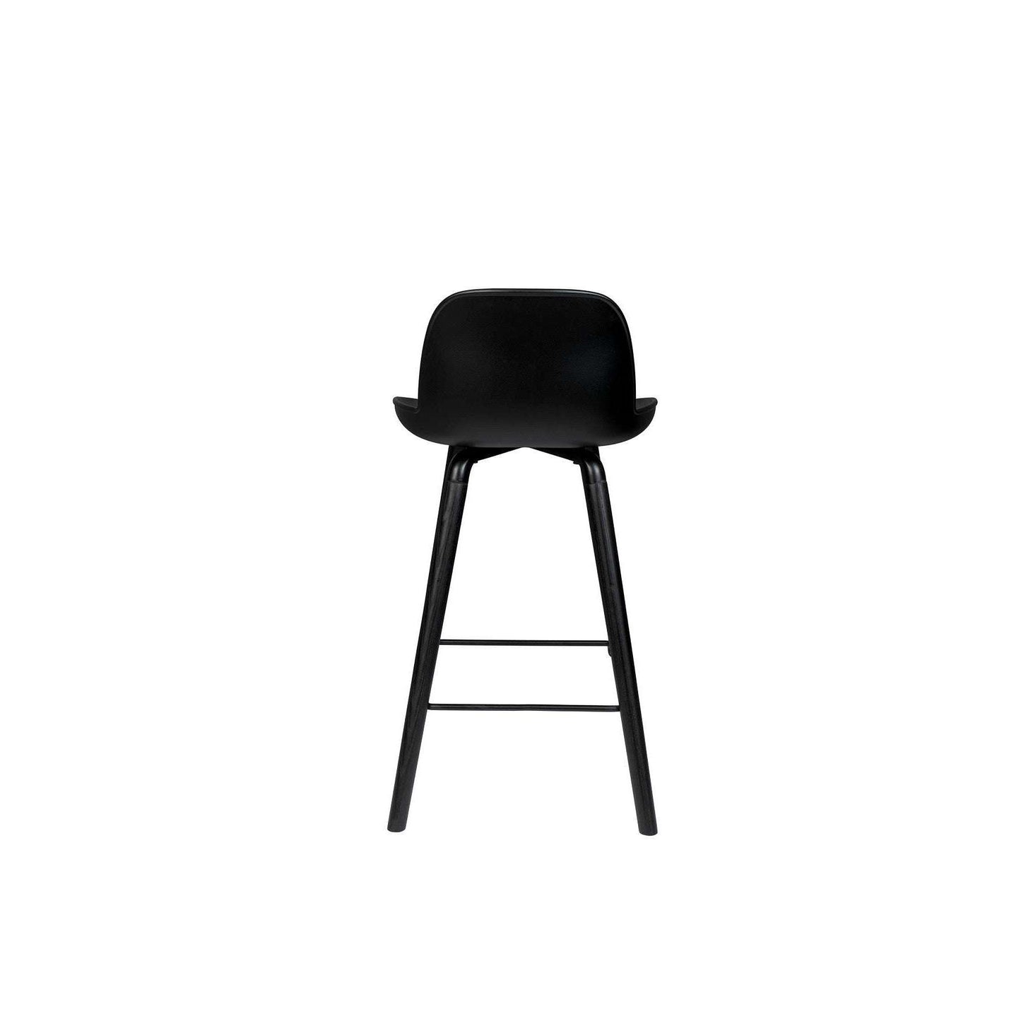 Zuiver barstoel albert kuip all zwart 47,5 x 44 x 88,5 cm