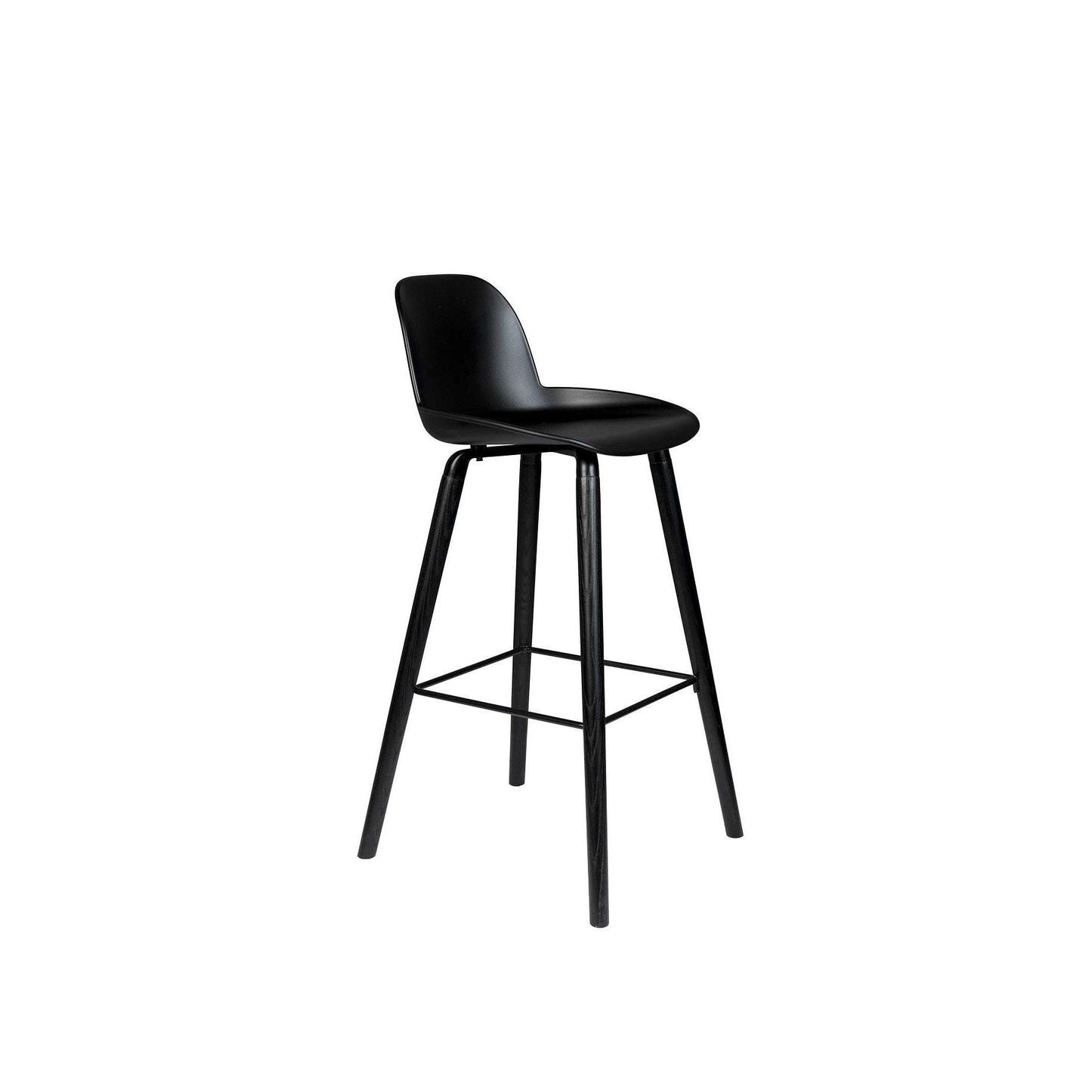 Zuiver barstoel albert kuip all zwart 47,5 x 47 x 98,5 cm