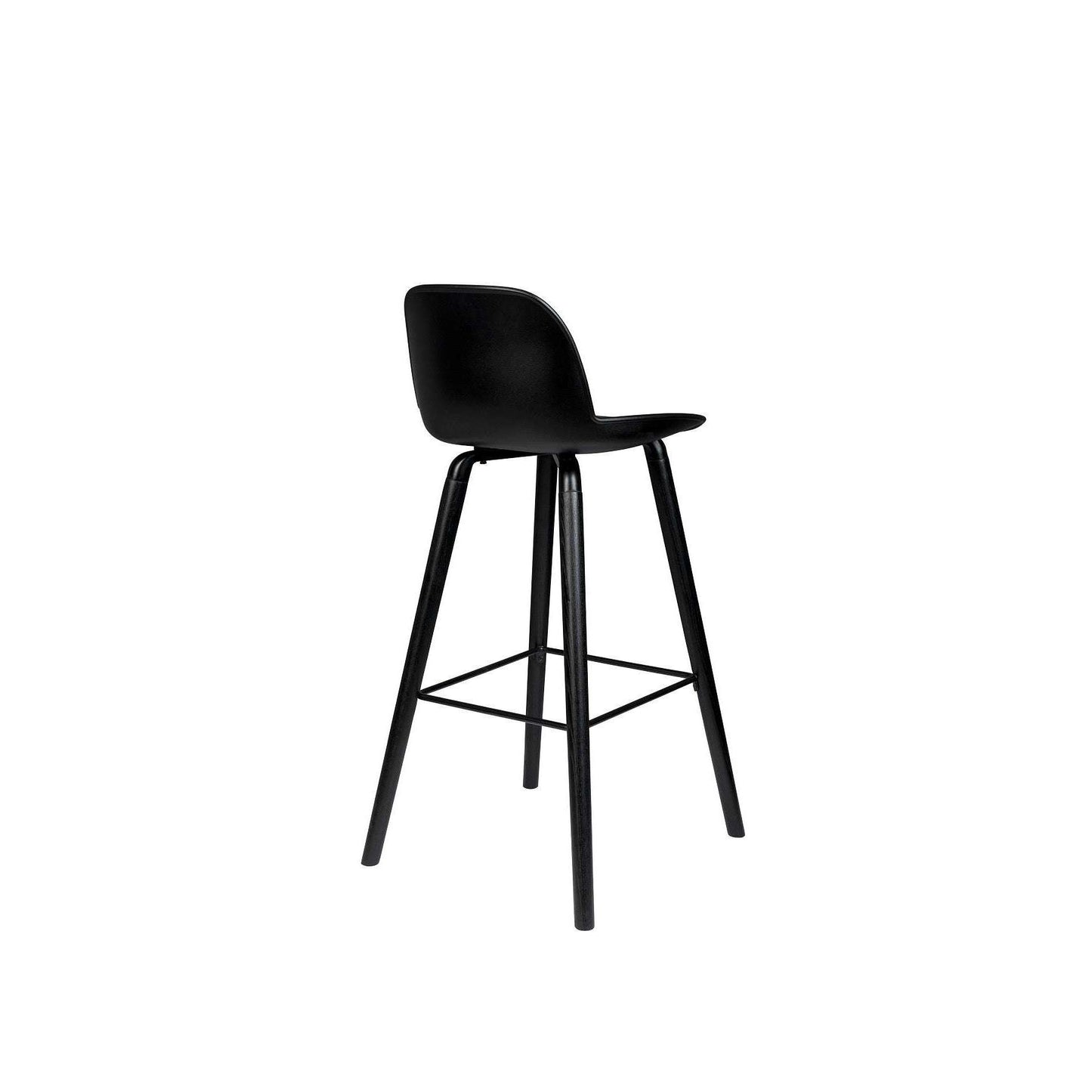 Zuiver barstoel albert kuip all zwart 47,5 x 47 x 98,5 cm