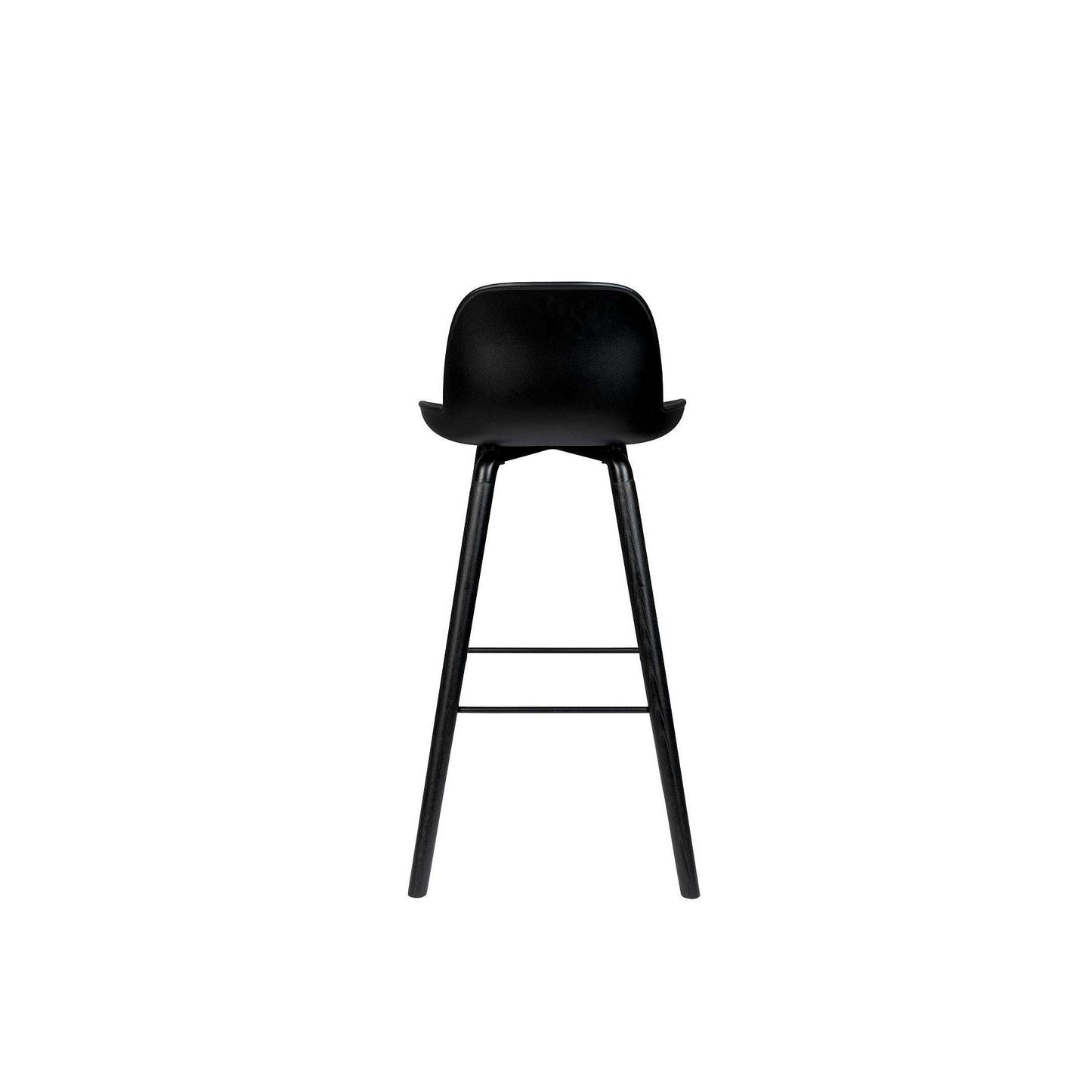 Zuiver barstoel albert kuip all zwart 47,5 x 47 x 98,5 cm