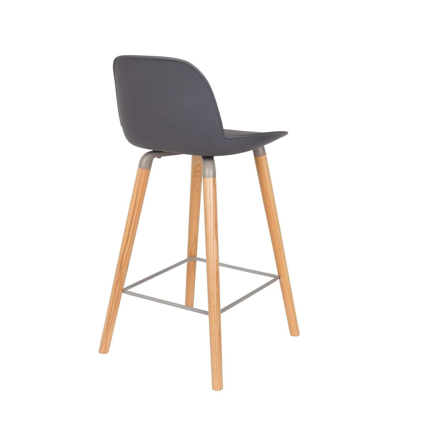 Zuiver barstoel albert kuip donker grijs 47,5 x 45 x 89 cm