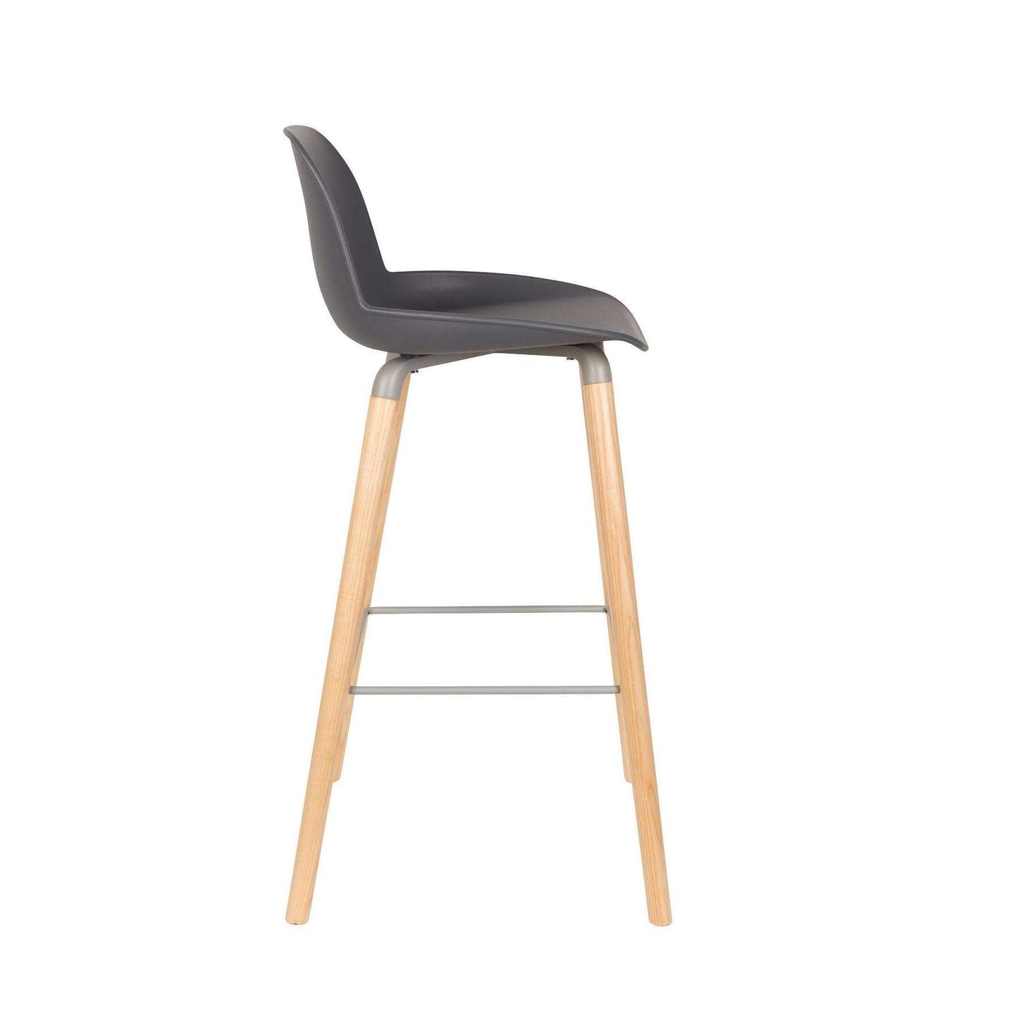 Zuiver barstoel albert kuip donker grijs 47,5 x 47 x 98,5 cm