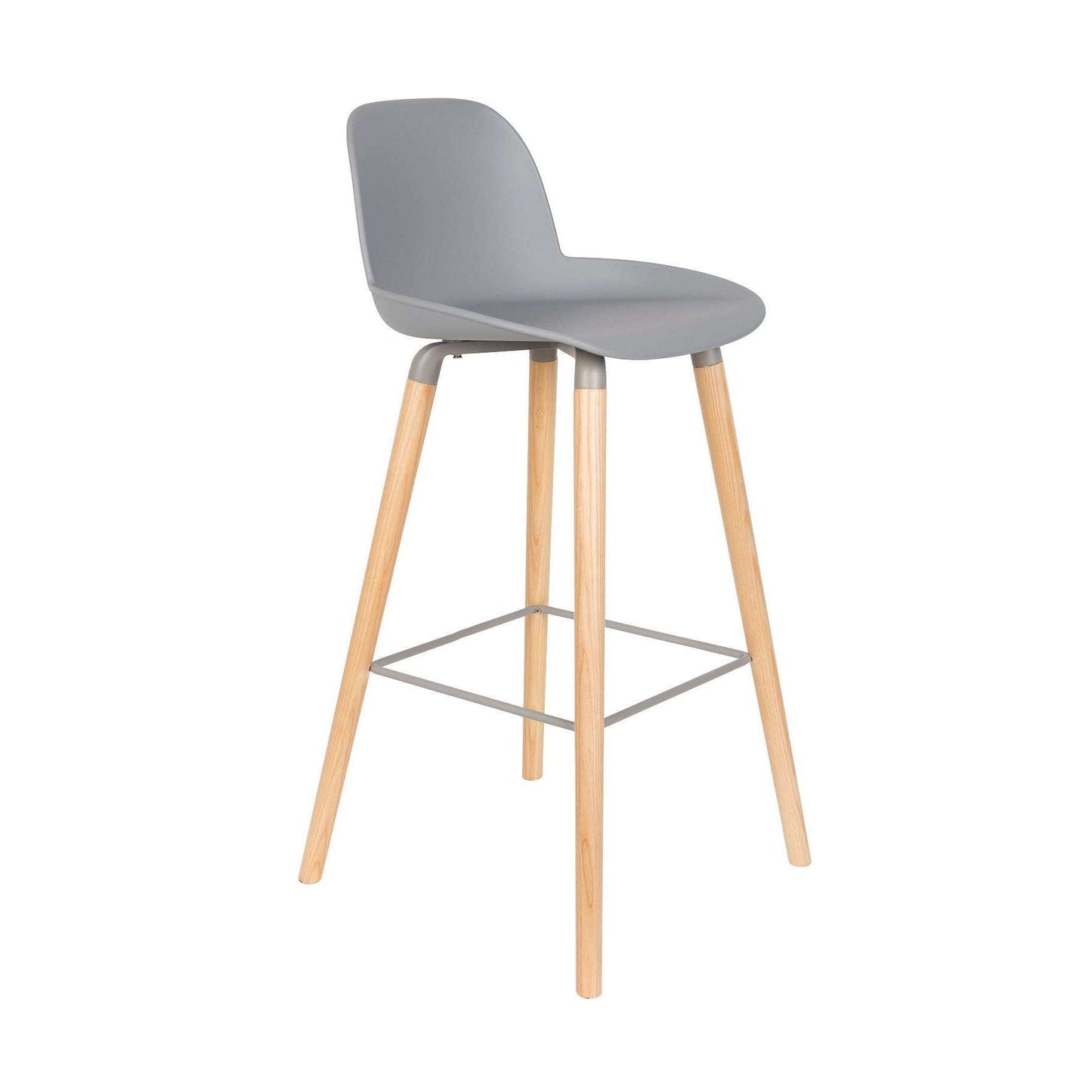 Zuiver barstoel albert kuip licht grijs 47,5 x 47 x 98,5 cm