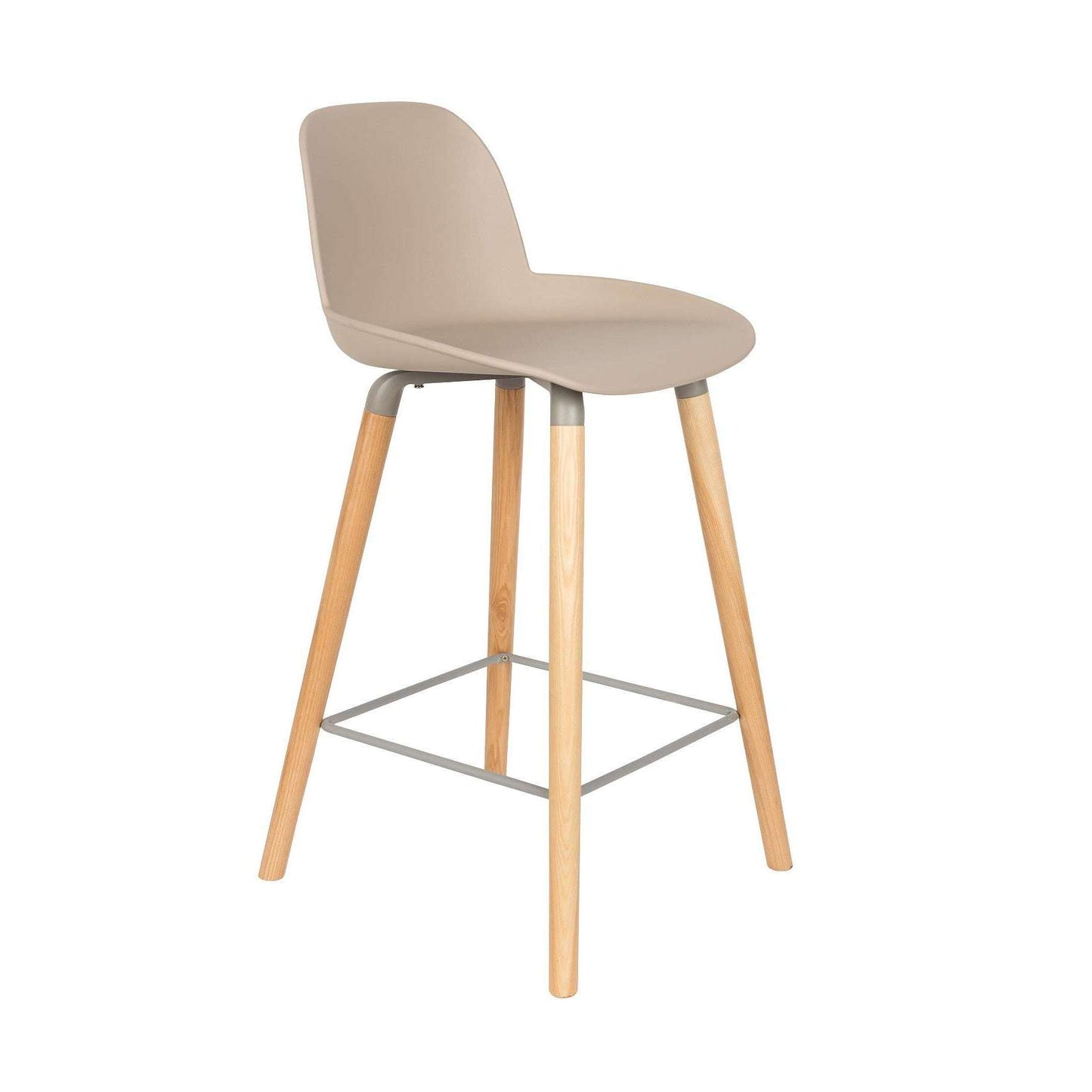 Zuiver barstoel albert kuip taupe 47,5 x 45 x 89 cm