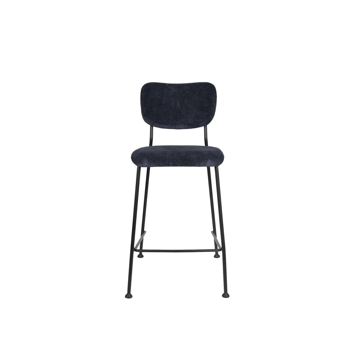 Zuiver barstoel benson donker blauw 53,5 x 46 x 92 cm