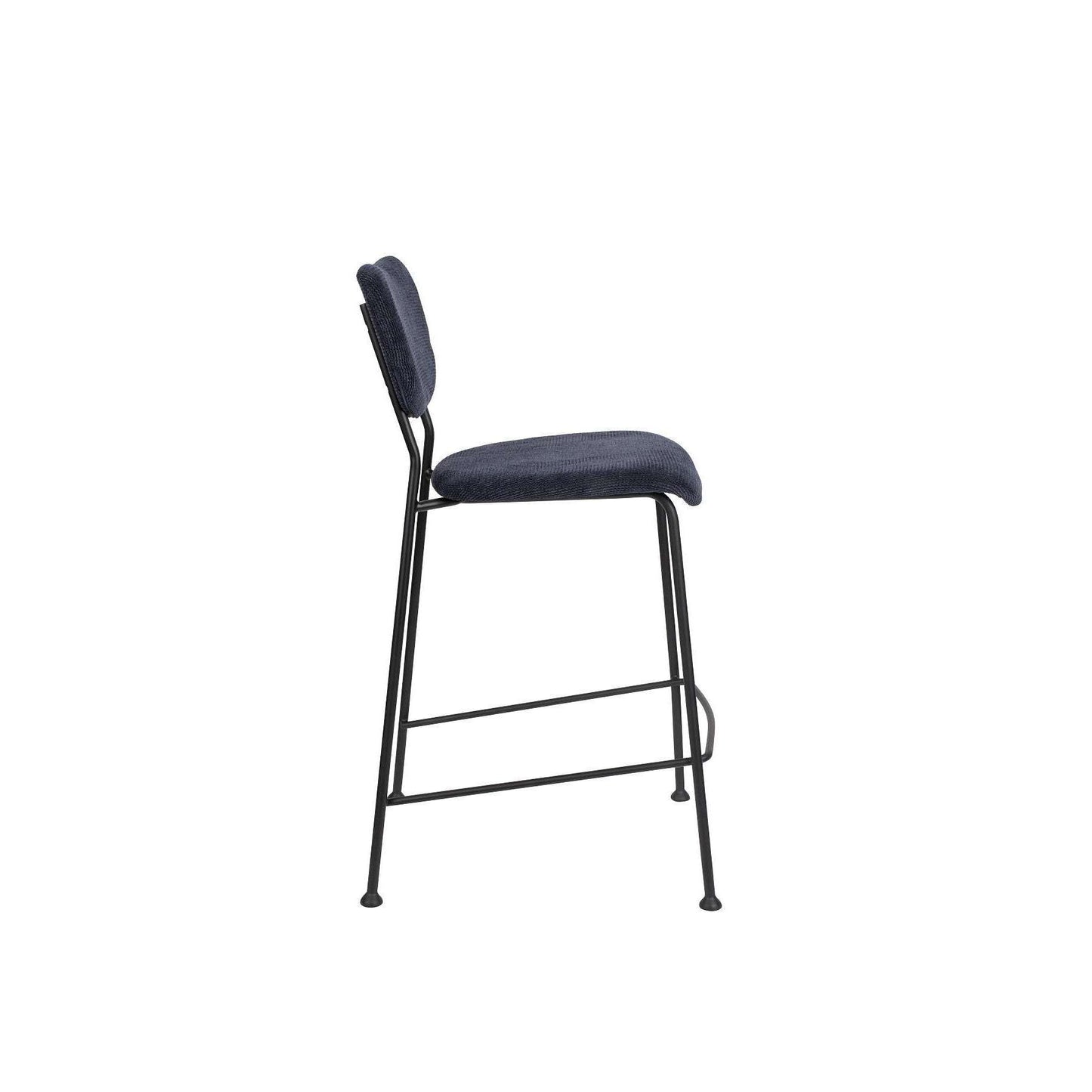 Zuiver barstoel benson donker blauw 53,5 x 46 x 92 cm