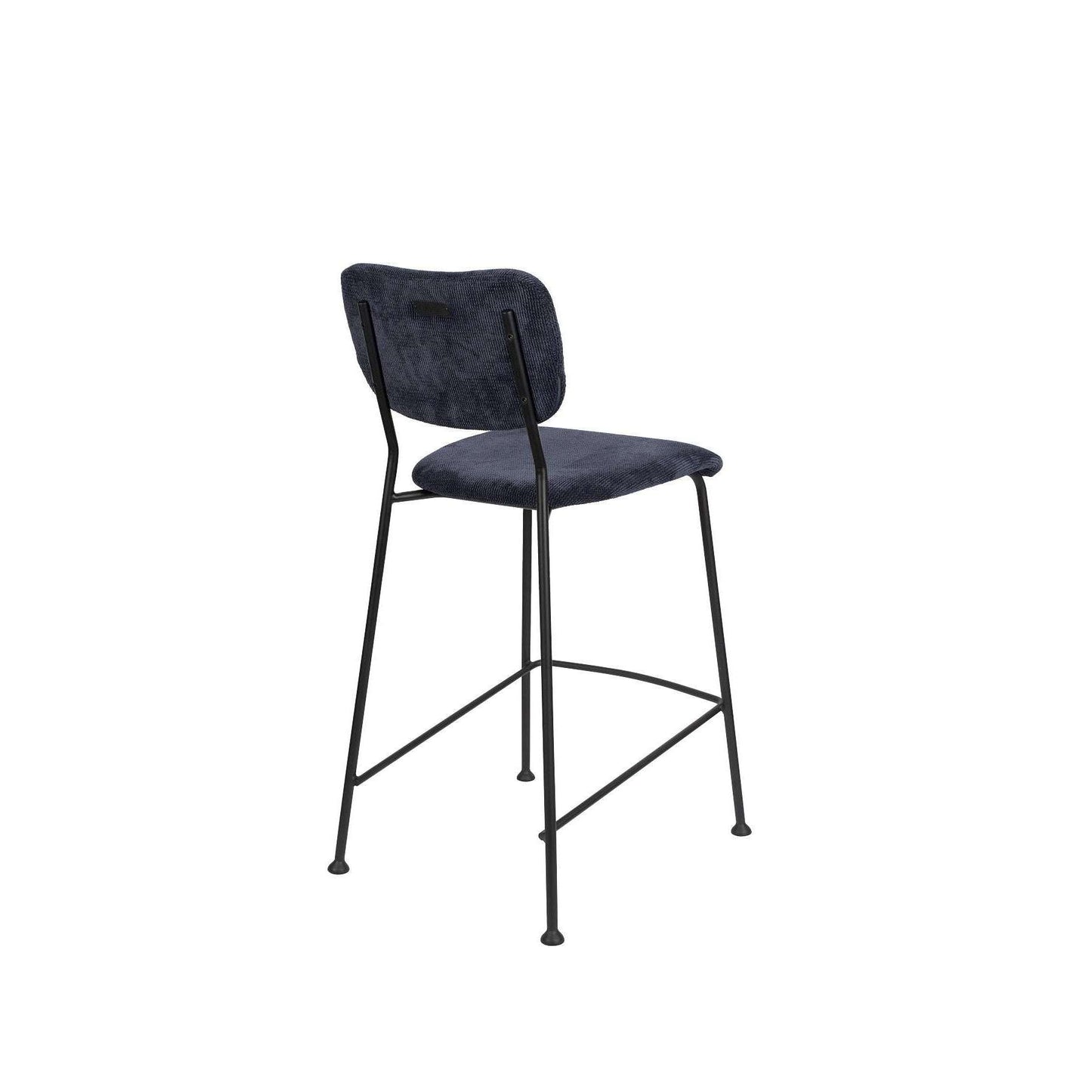 Zuiver barstoel benson donker blauw 53,5 x 46 x 92 cm