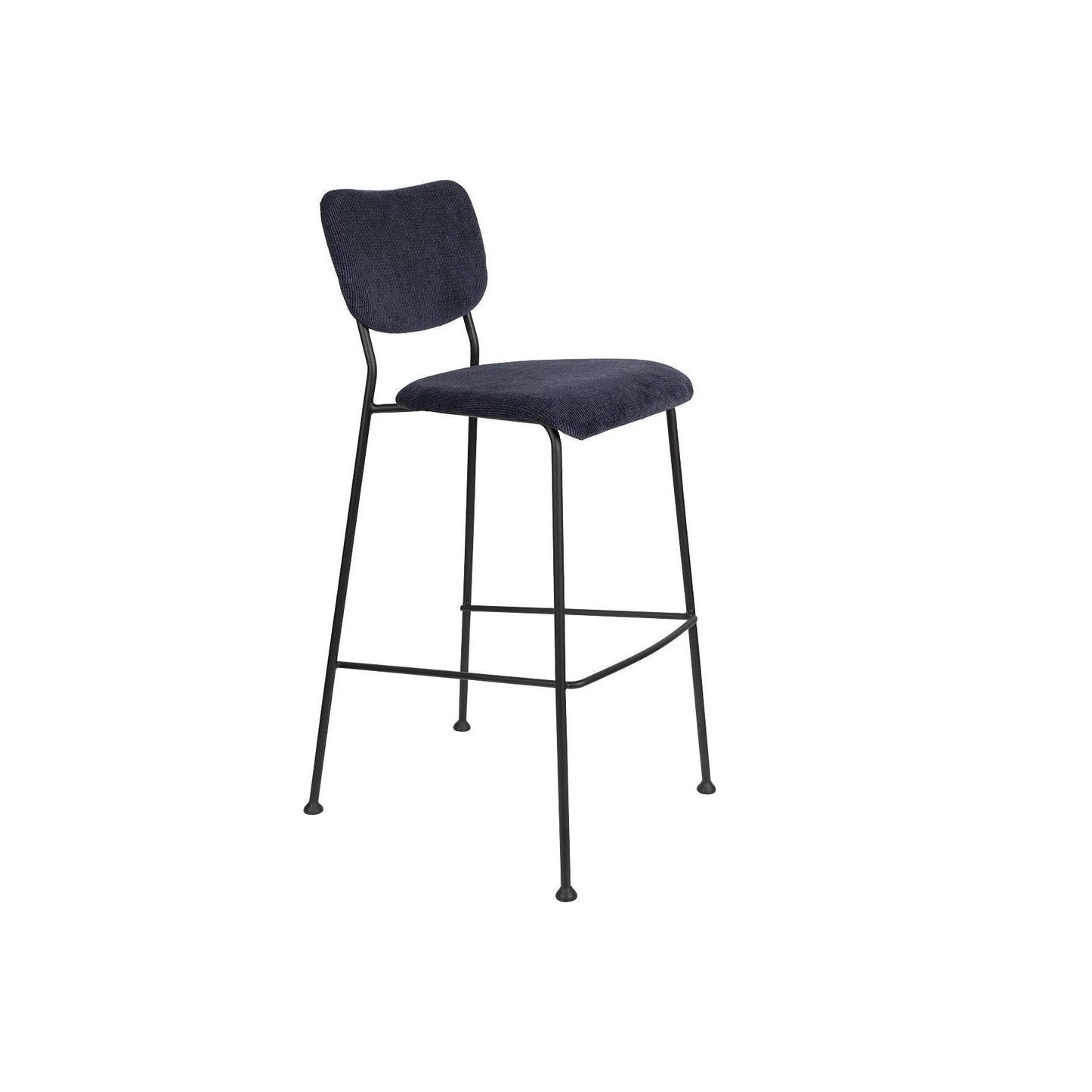 Zuiver barstoel benson donker blauw 55,5 x 48 x 102,2 cm