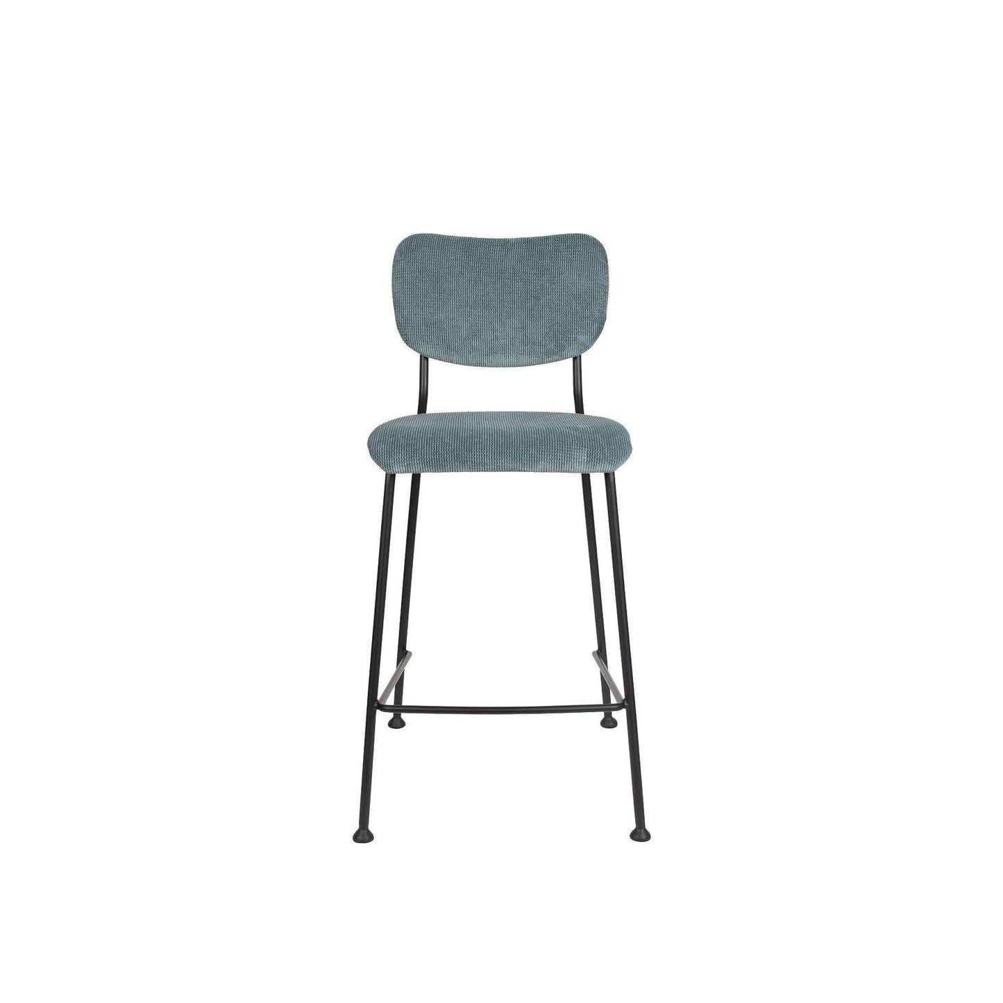 Zuiver barstoel benson grijs blauw 53,5 x 46 x 92 cm