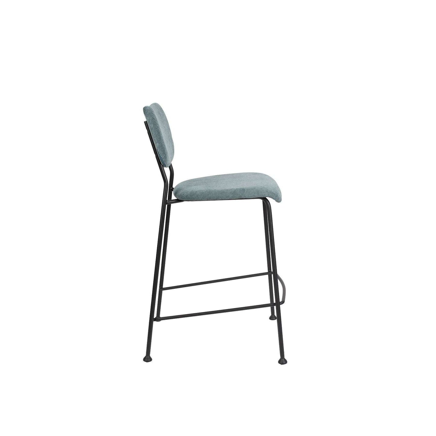 Zuiver barstoel benson grijs blauw 53,5 x 46 x 92 cm