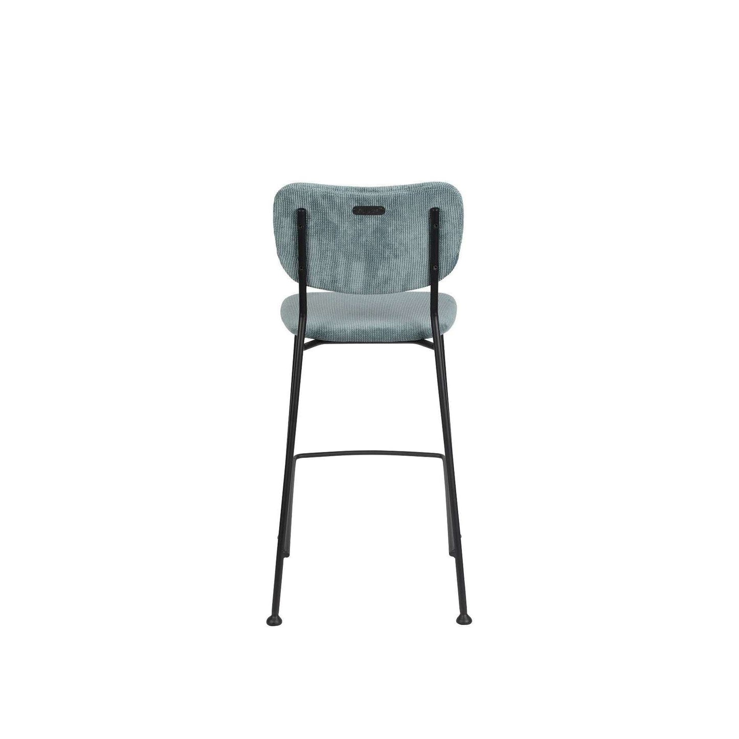 Zuiver barstoel benson grijs blauw 53,5 x 46 x 92 cm