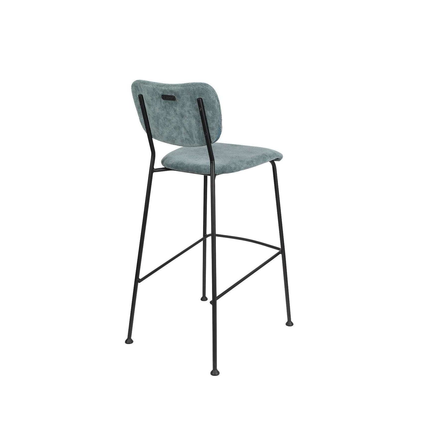 Zuiver barstoel benson grijs blauw 55,5 x 48 x 102,2 cm