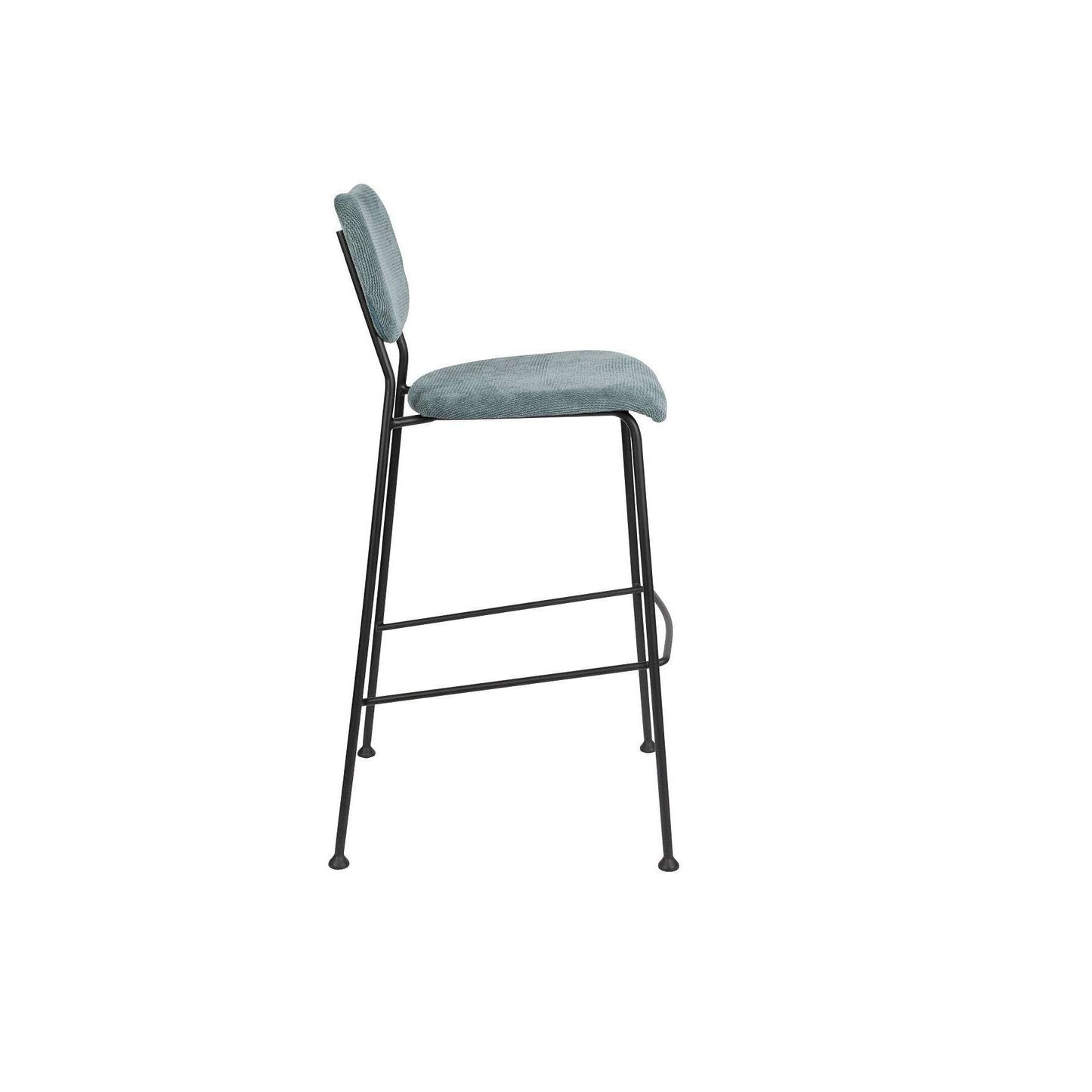 Zuiver barstoel benson grijs blauw 55,5 x 48 x 102,2 cm