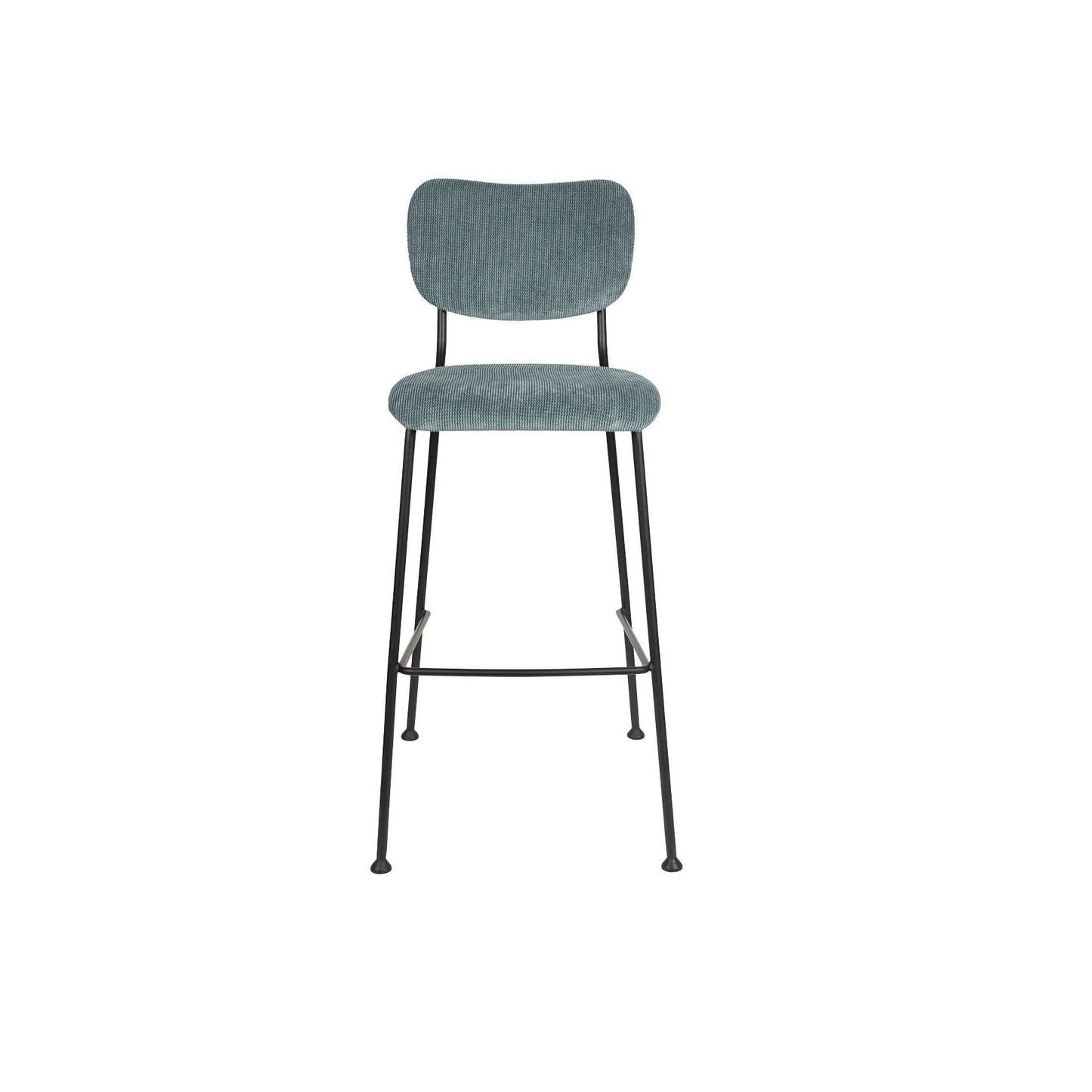 Zuiver barstoel benson grijs blauw 55,5 x 48 x 102,2 cm