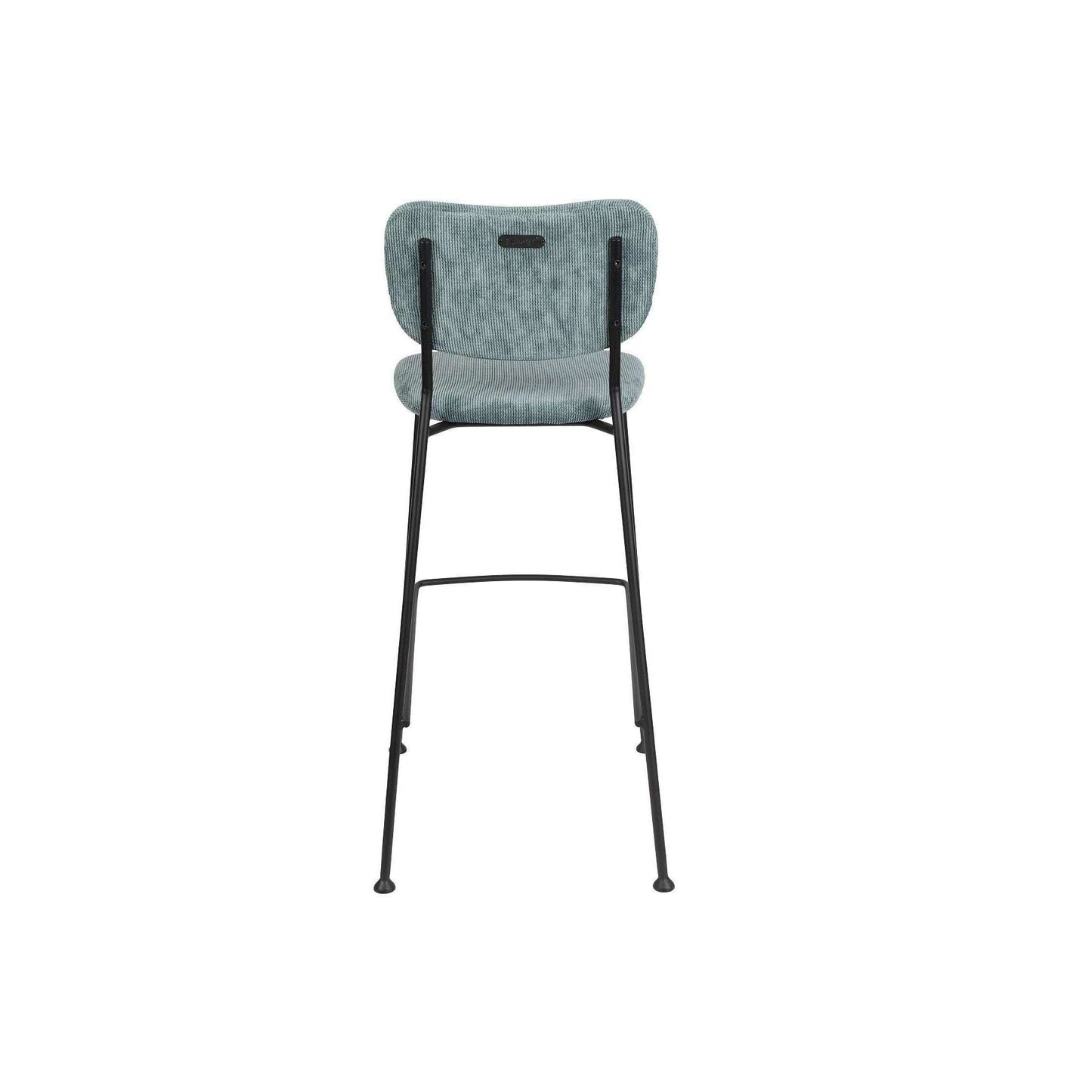 Zuiver barstoel benson grijs blauw 55,5 x 48 x 102,2 cm