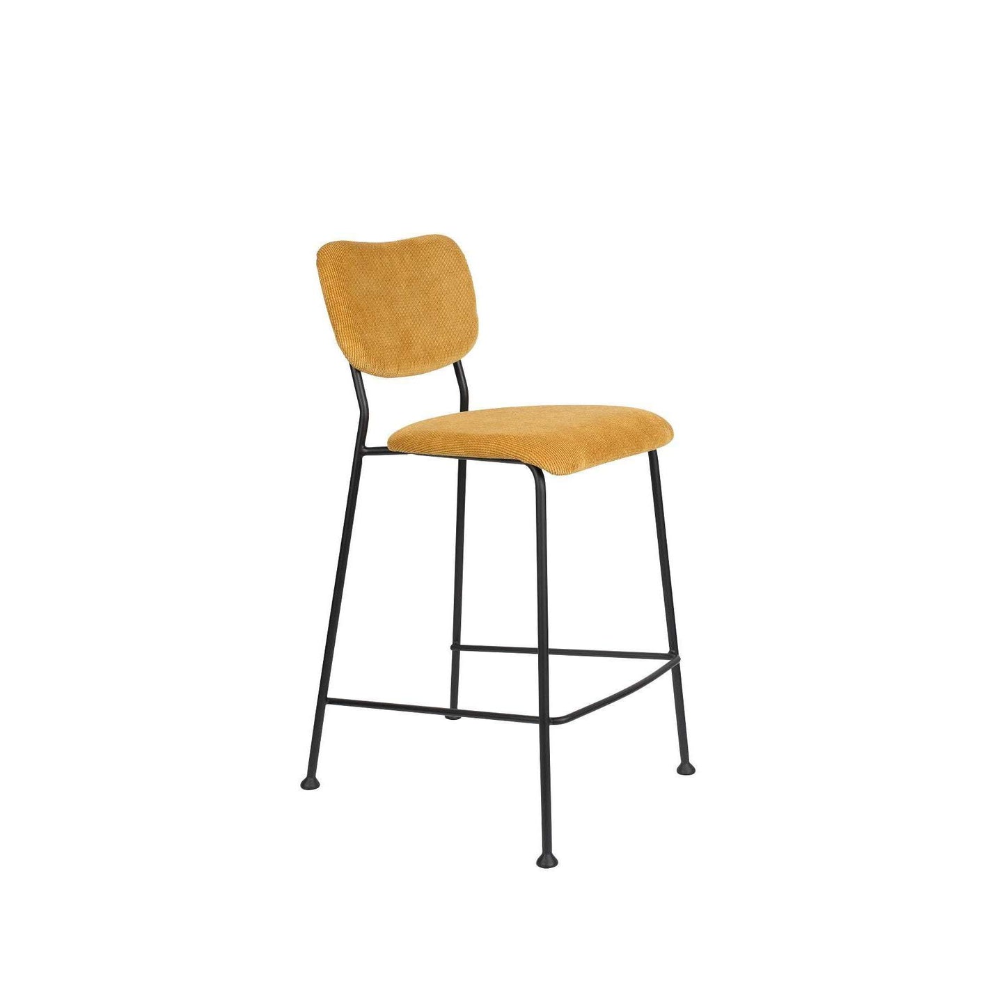 Zuiver barstoel benson oker 53,5 x 46 x 92 cm