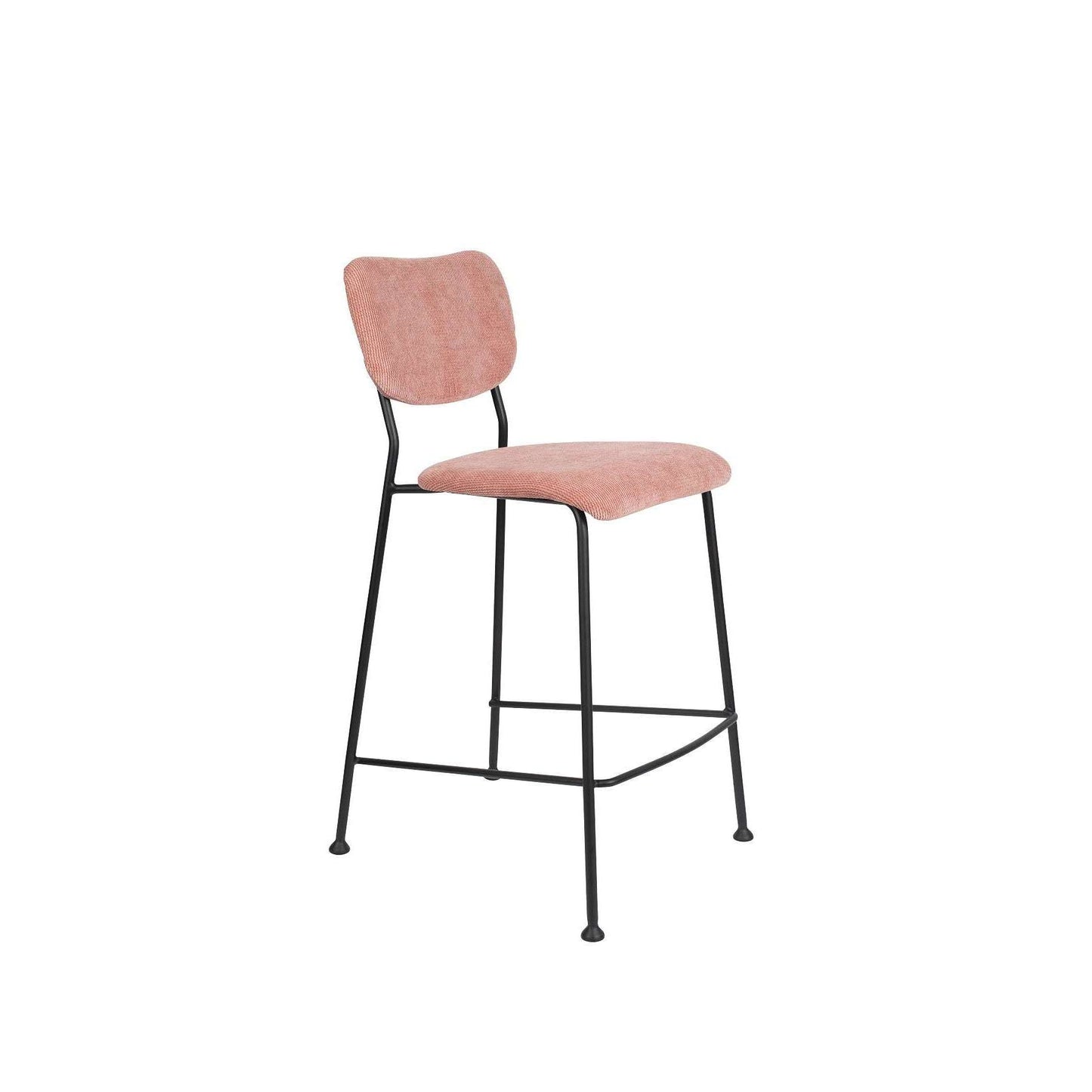 Zuiver barstoel benson roze 53,5 x 46 x 92 cm