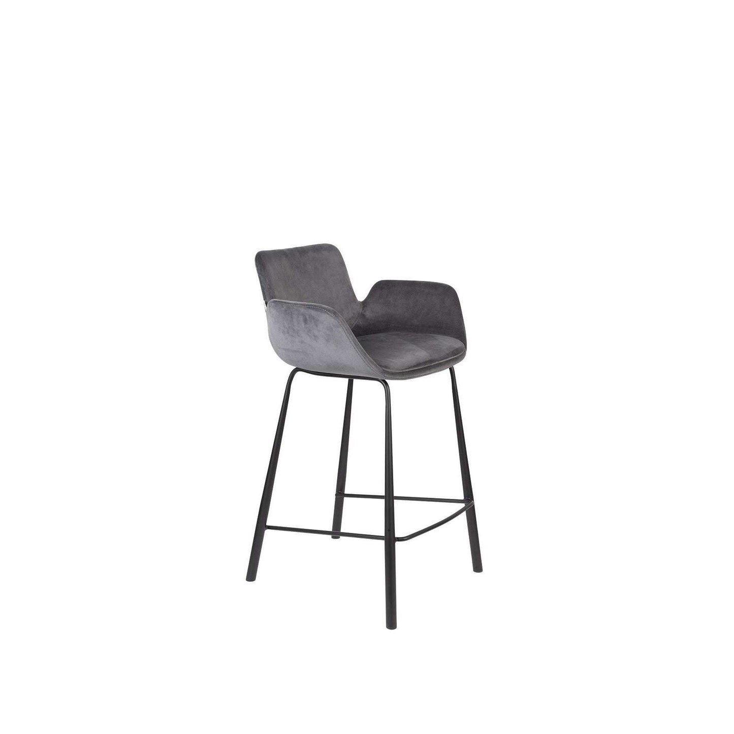 Zuiver barstoel brit donker grijs 54 x 57 x 91,5 cm